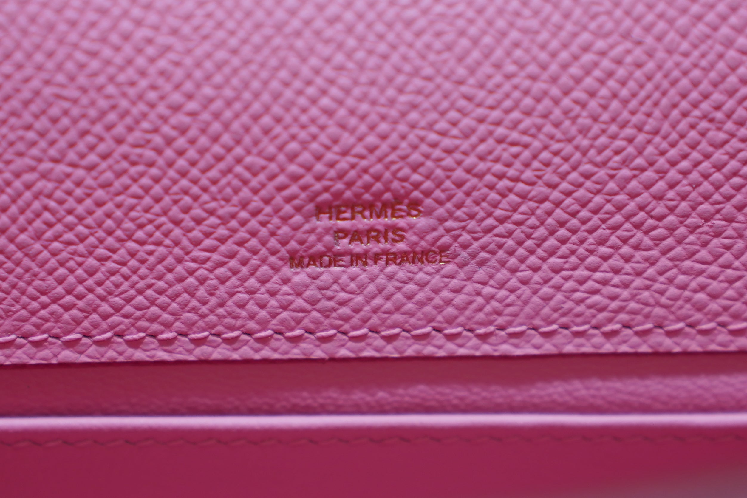 Hermes | Kelly Pochette – Epsom – Pink – Gold Hardware