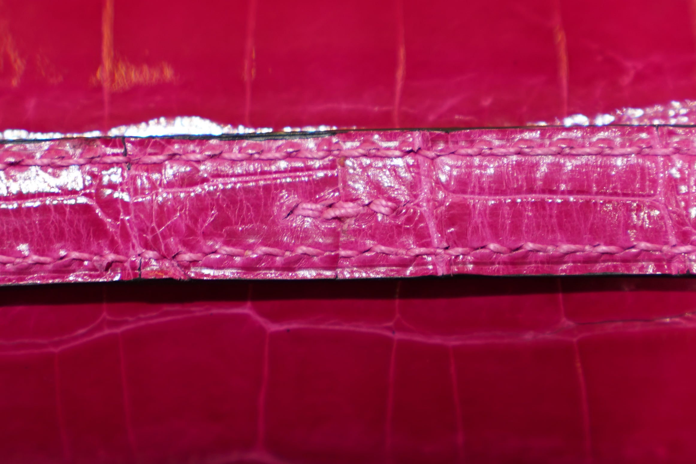 Hermes | Constance – Crocodile Leather – Pink – Gold Hardware