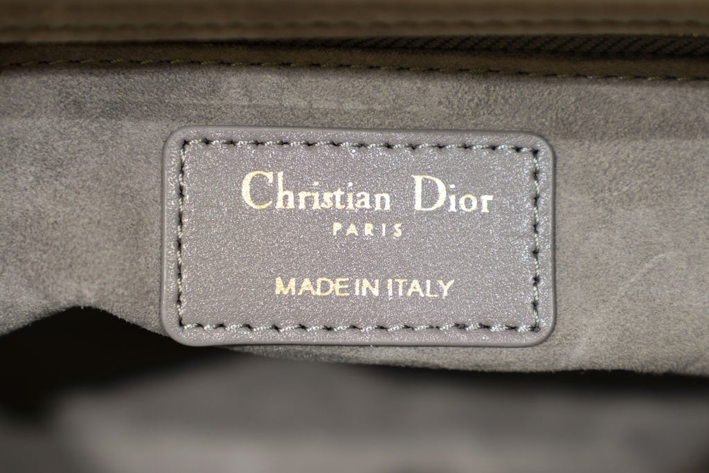 Dior | Lady Dior – Lambskin – Gray – Gold Hardware