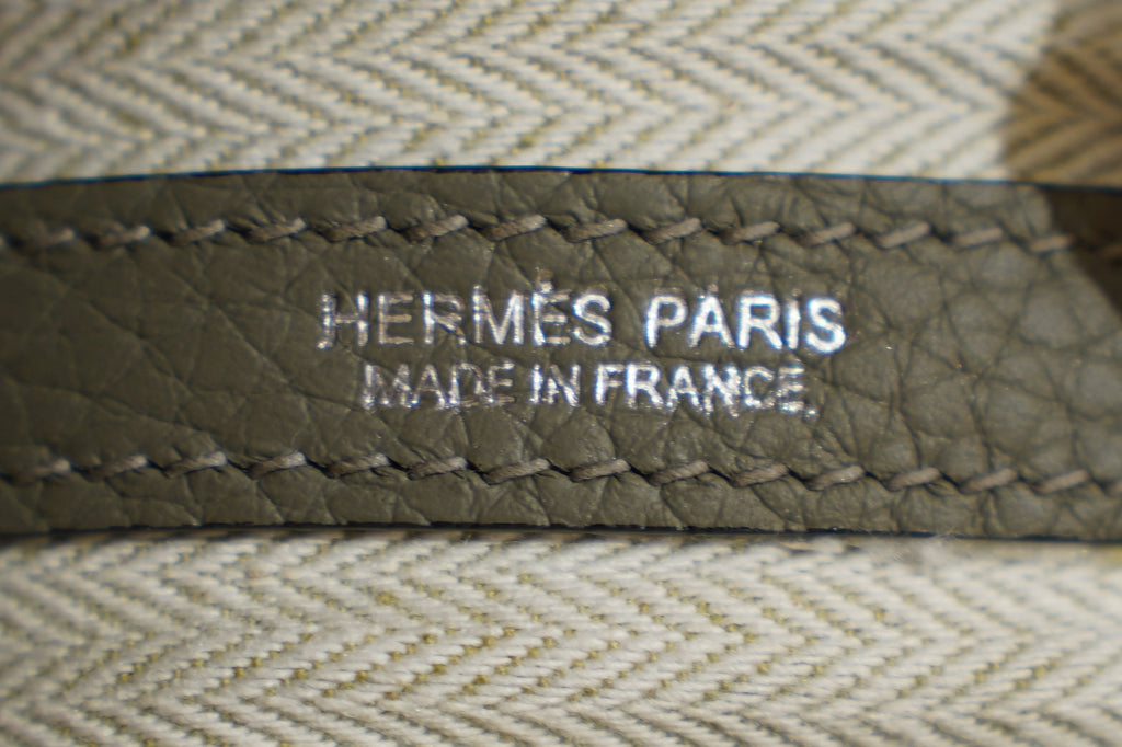 Hermes | Garden Party Mini – Togo – Grey – Silver Hardware