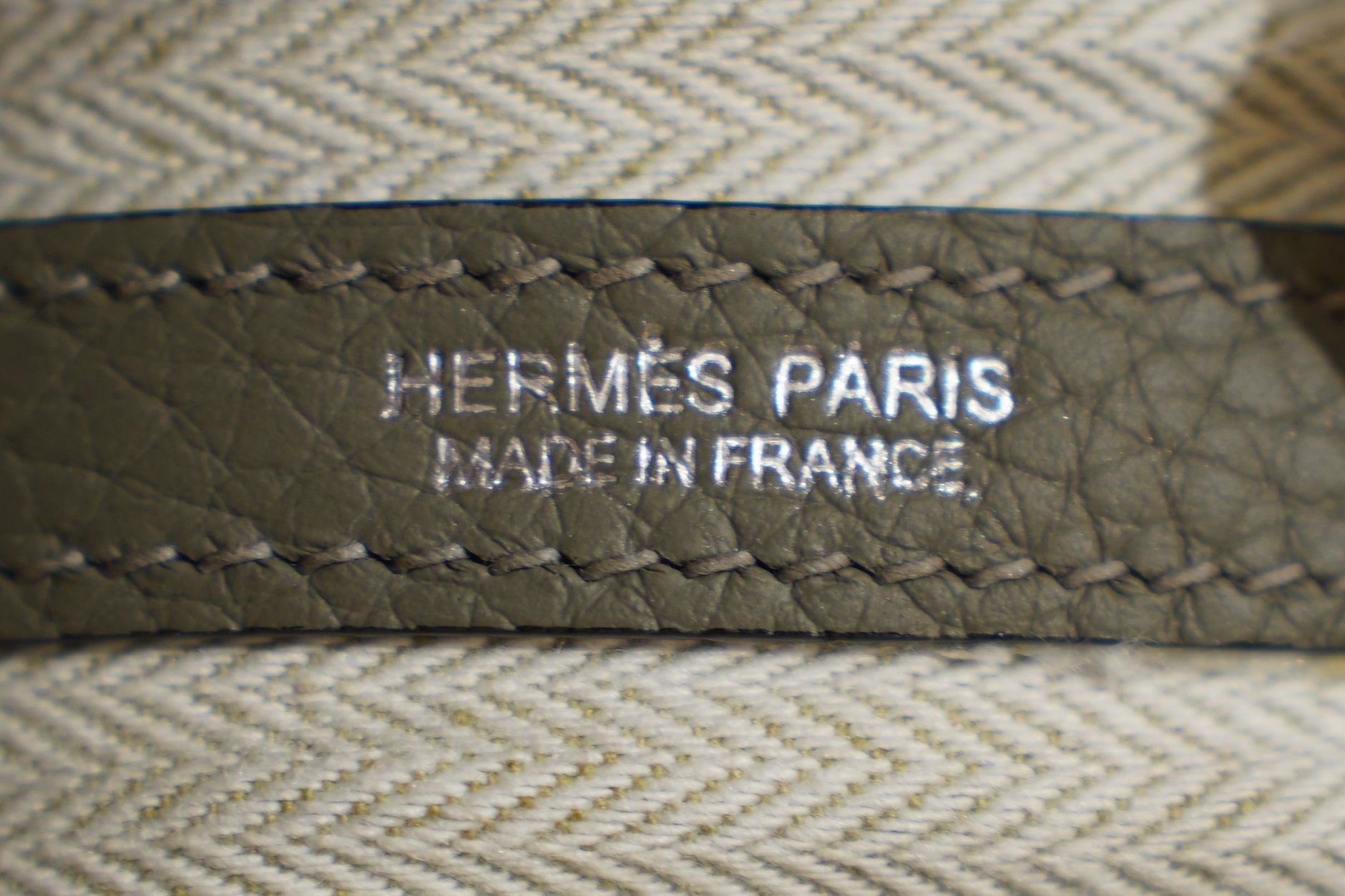 Hermes | Garden Party Mini – Togo – Grey – Silver Hardware