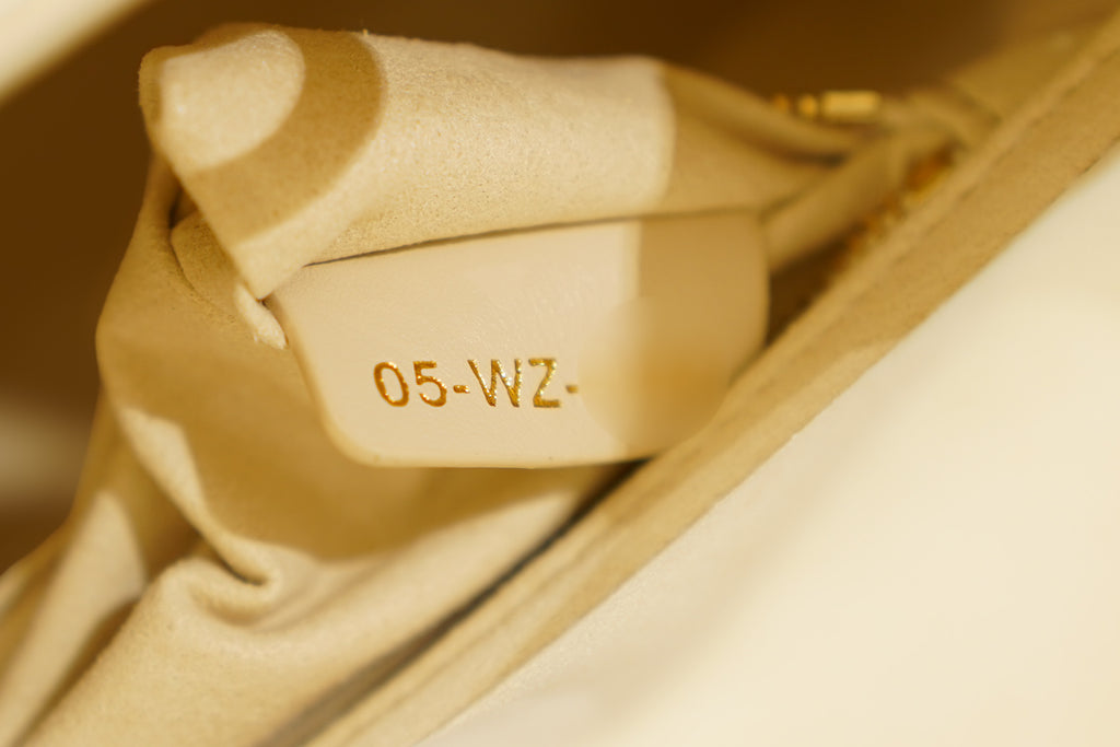 Dior | Lady Dior (Small) – Lambskin – Beige – Gold Hardware