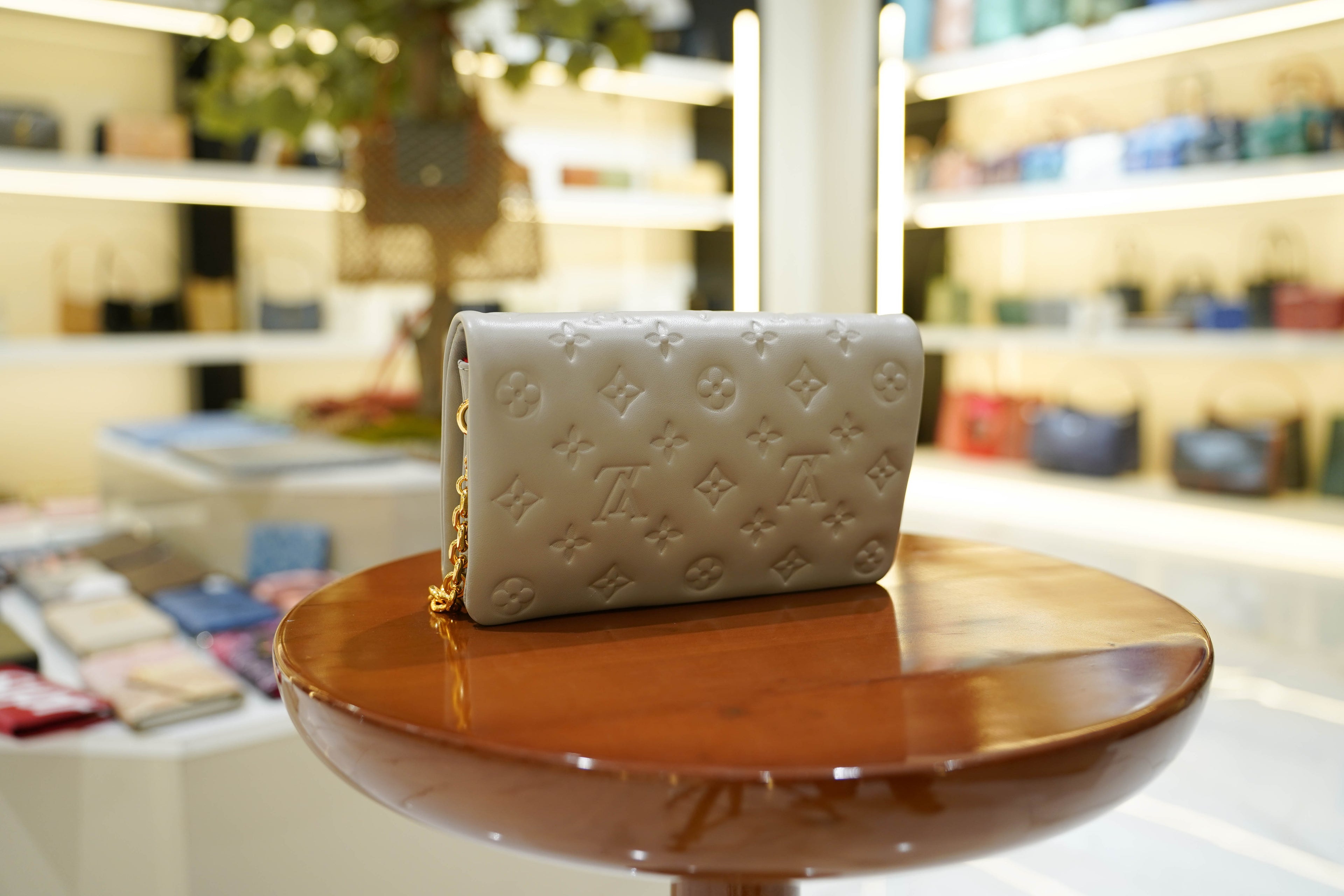 Louis Vuitton | Twist – Leather – Gris – Gold Hardware