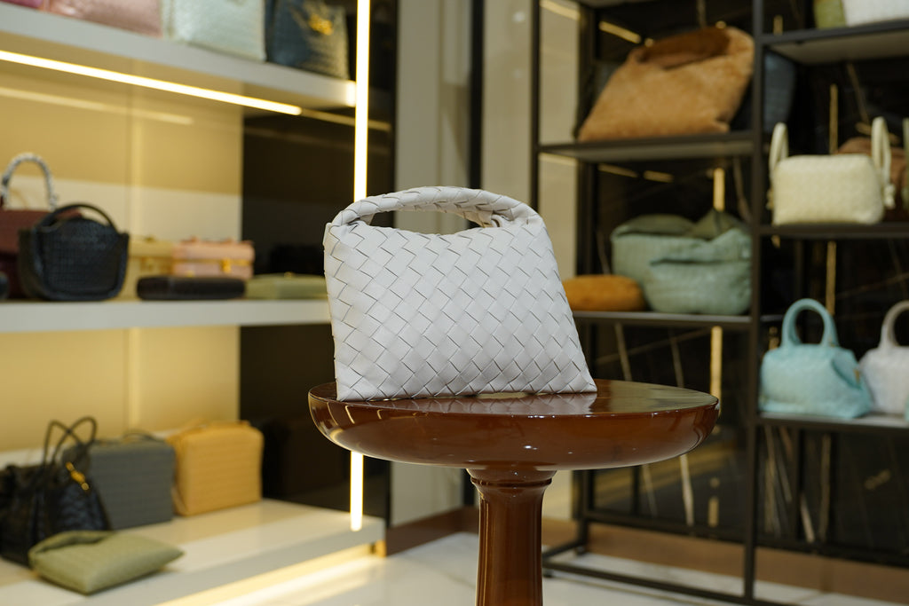 Bottega Veneta | Jodie – Leather – White – Silver Hardware