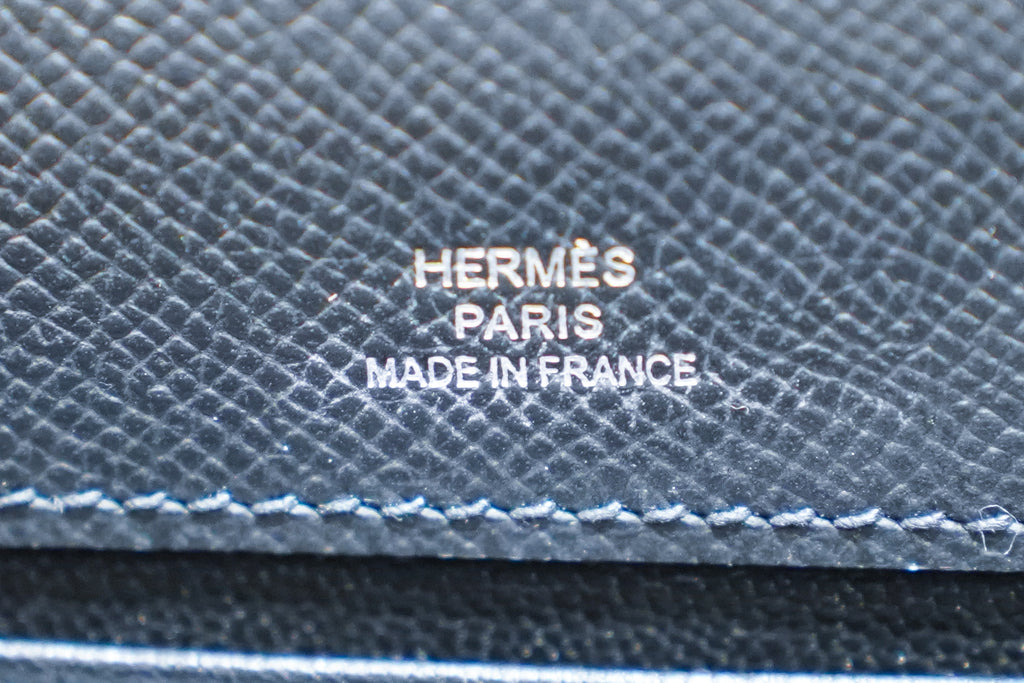 Hermes | Kelly Pochette – Epsom – Schwarz – Goldene Beschläge