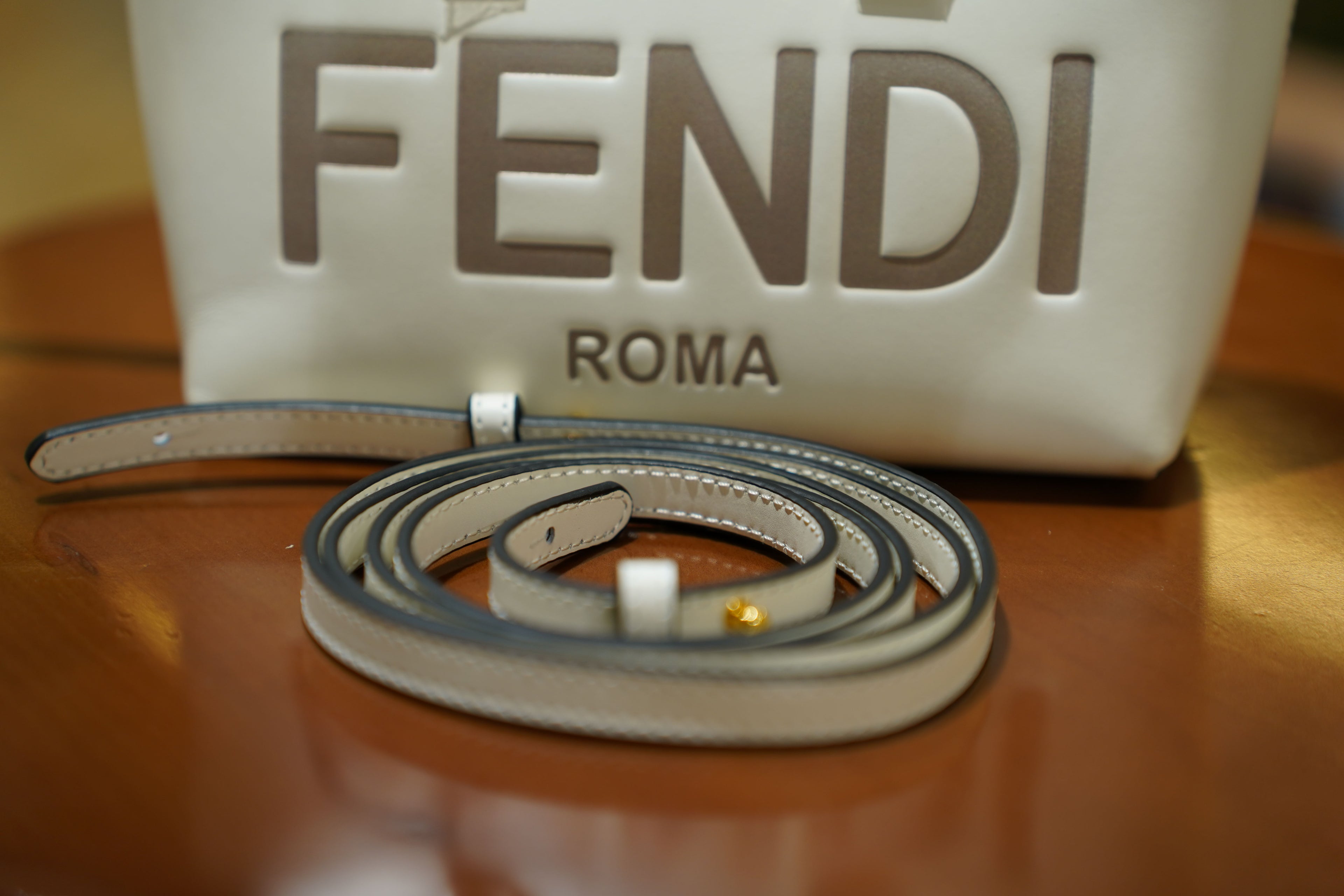 Fendi | By The Way Bag – Leather – White – Gold Hardware