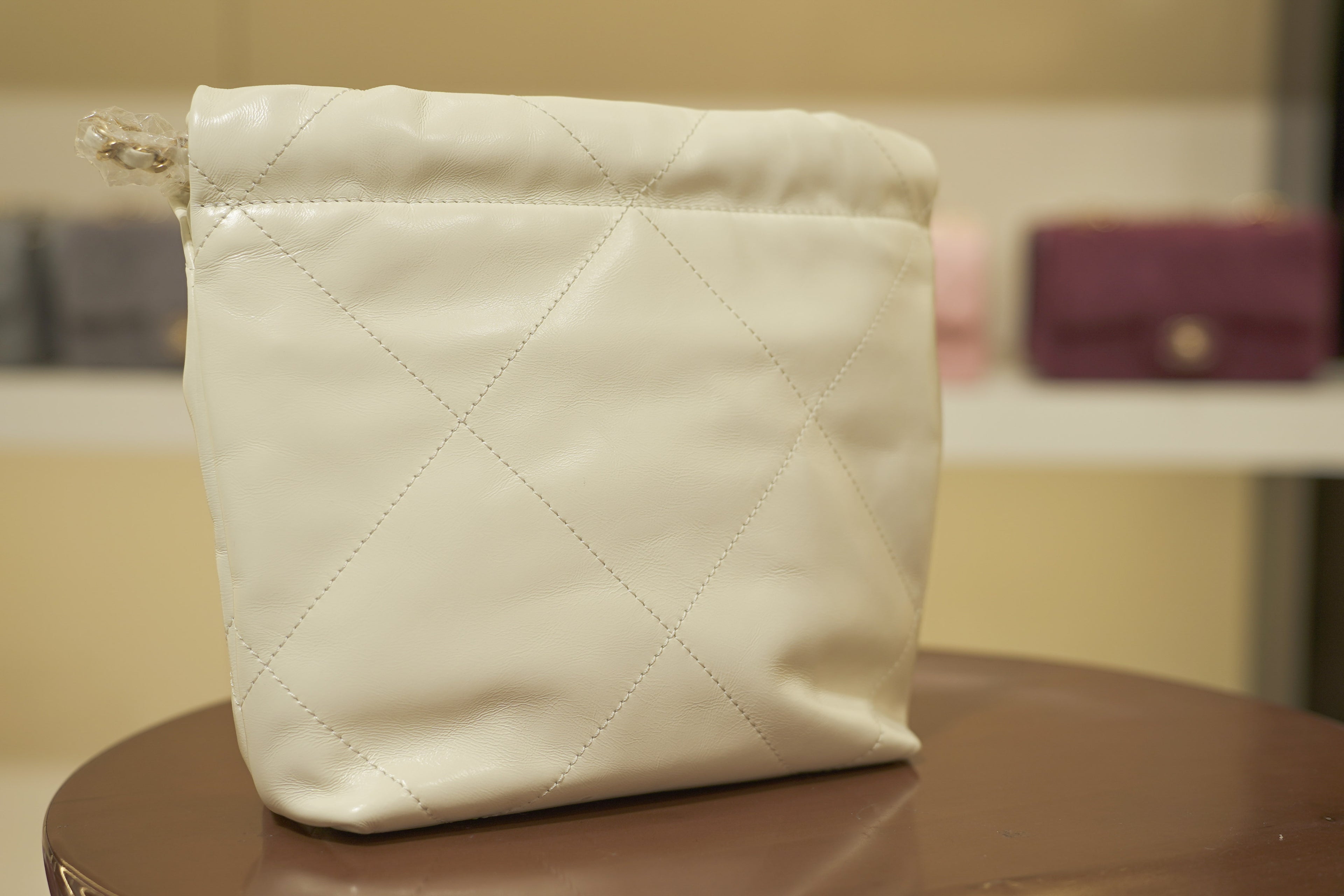 Chanel | Mini Flap Bag – Lambskin – White – Gold Hardware