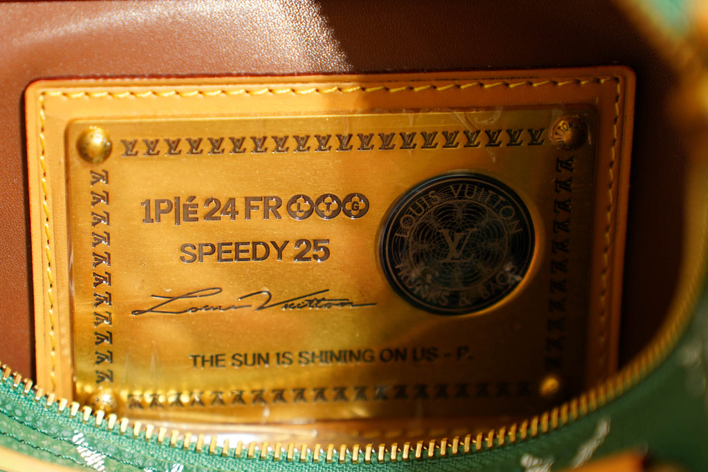 Louis Vuitton | Speedy – Canvas – Green – Gold Hardware