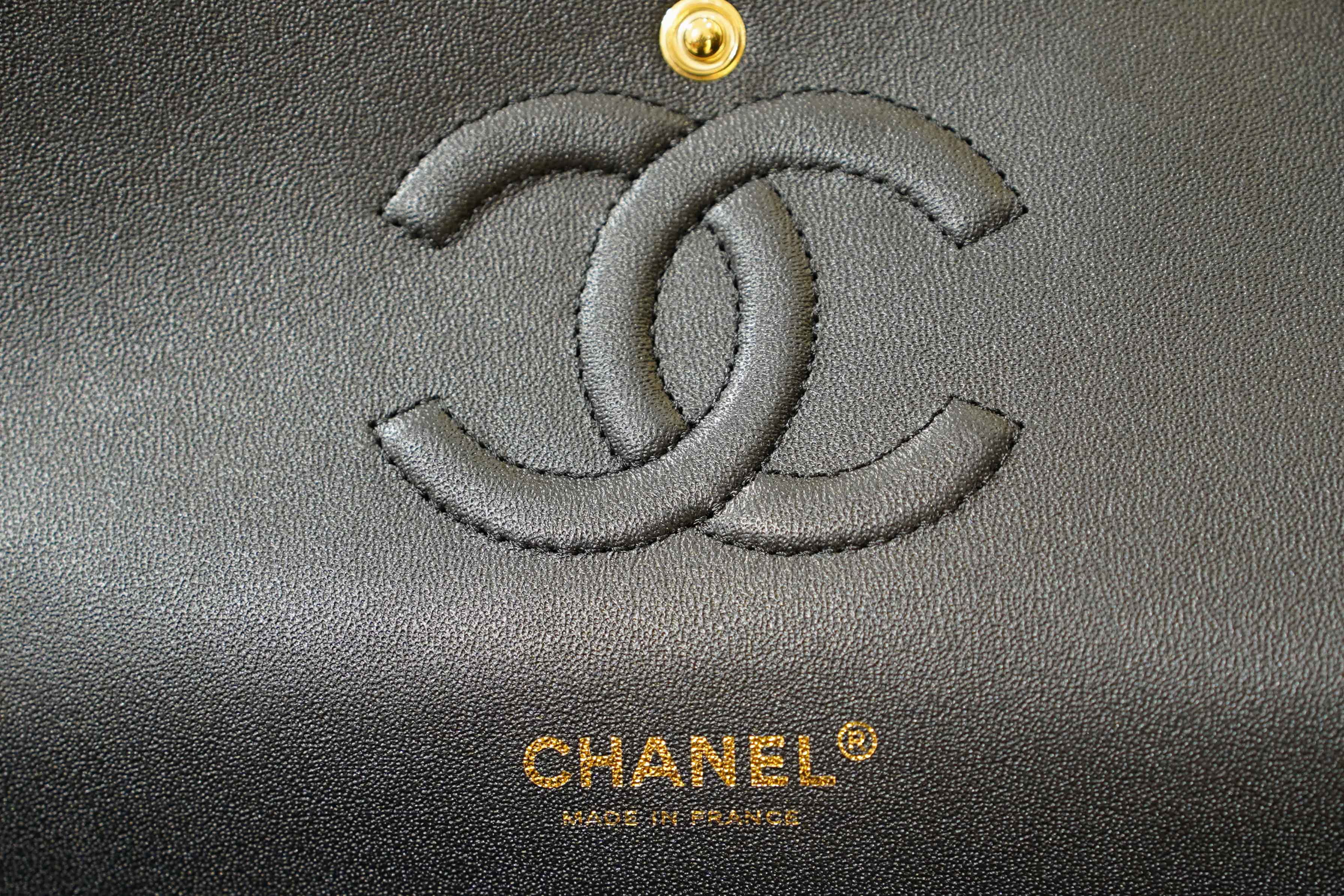 Chanel | Classic Flap Bag – Medium – Crystal-Embellished Fabric – Black – Gold Hardware