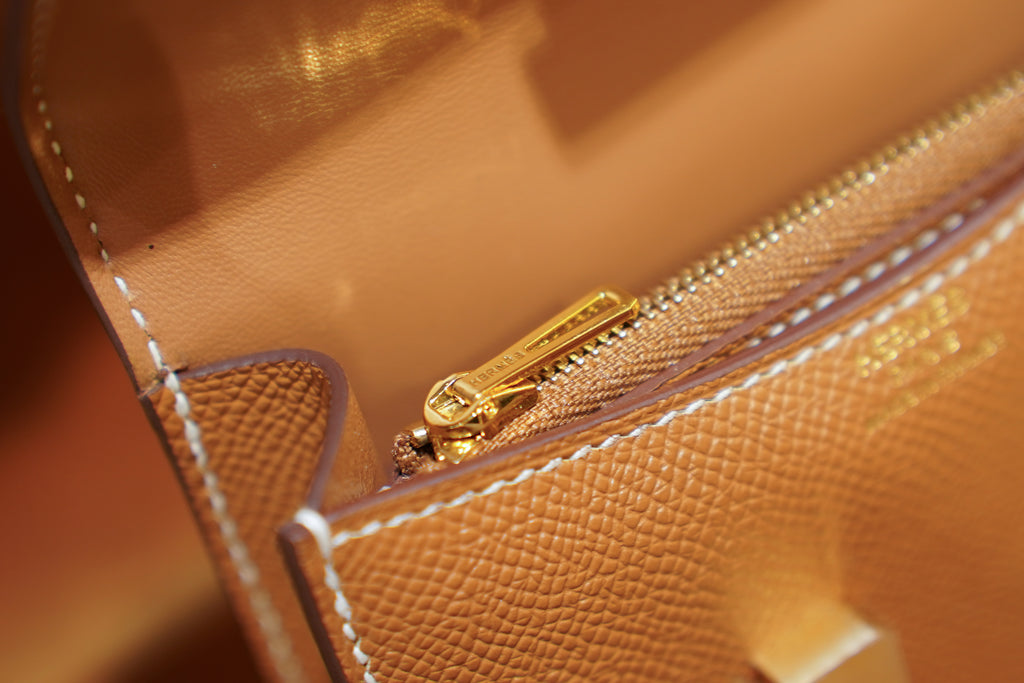 Hermes | Constance Slim Wallet – Epsom – Brown – Gold Hardware