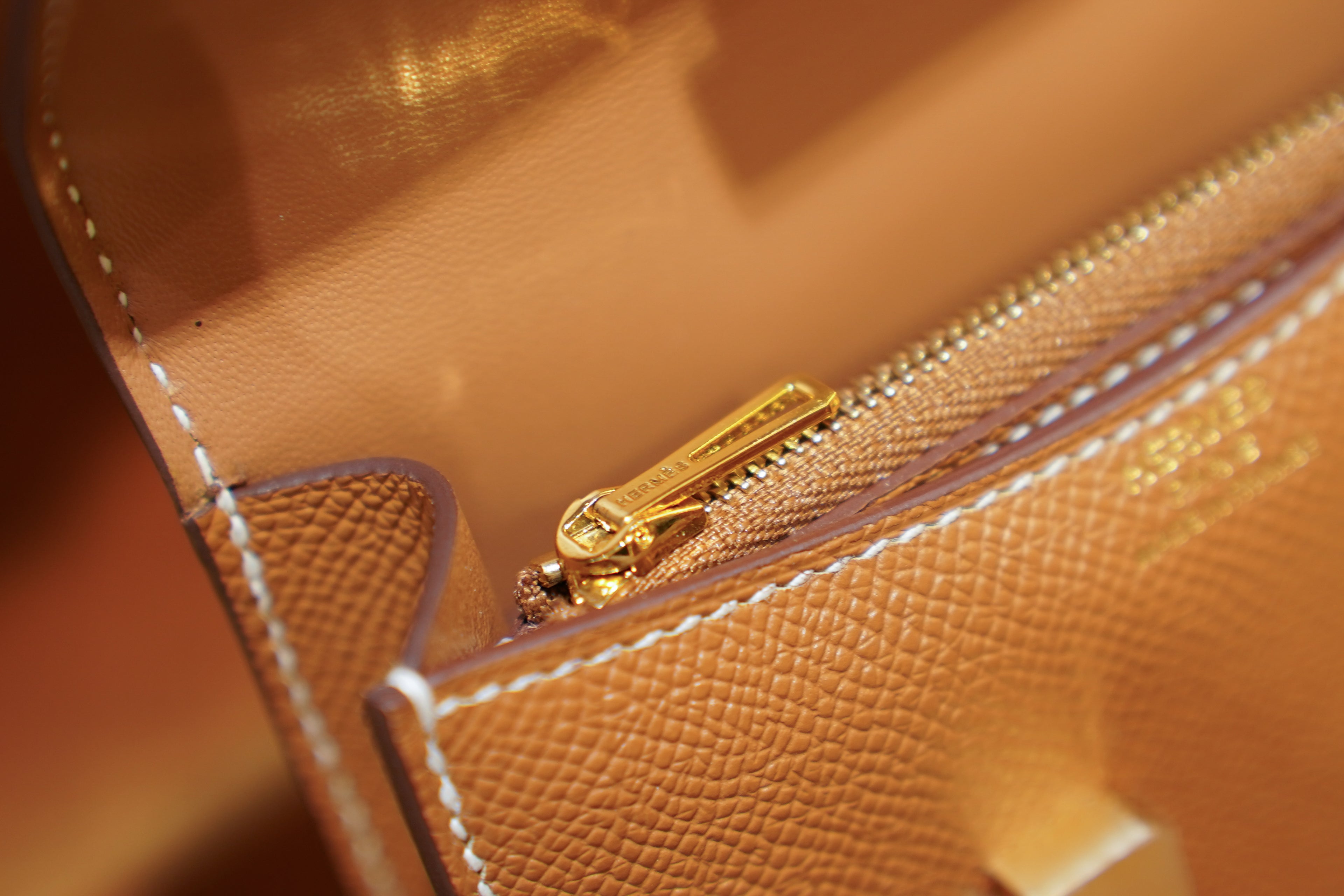 Hermes | Constance Slim Wallet – Epsom – Brown – Gold Hardware
