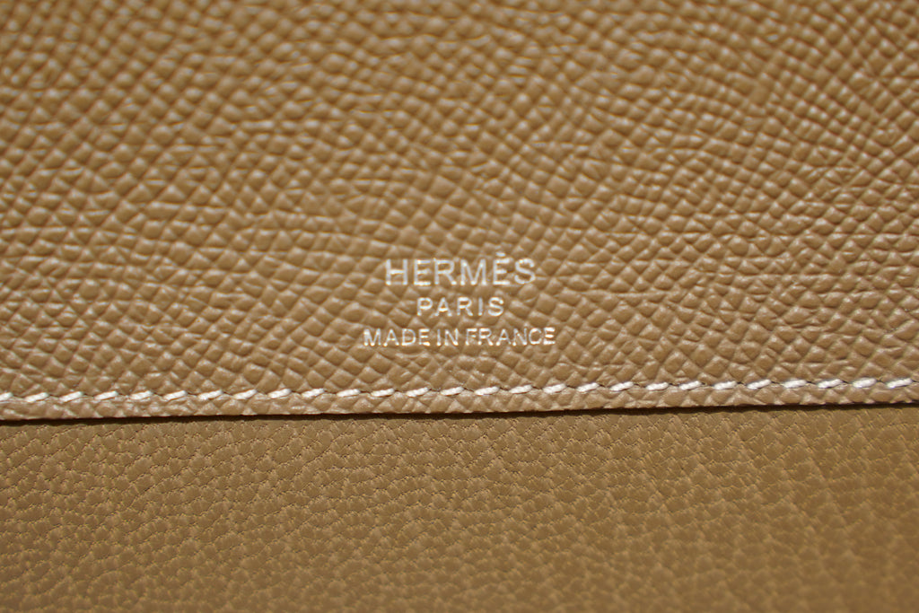 Hermes | Kelly Depeches 25 – Epsom – Beige – Silver Hardware
