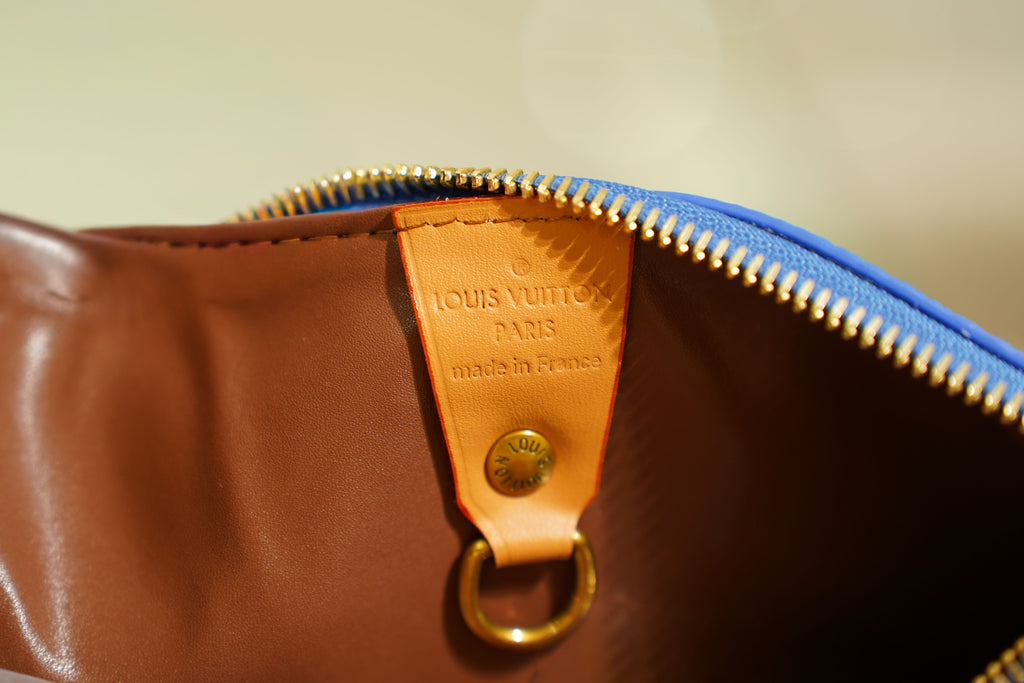 Louis Vuitton | Speedy – Canvas – Blue – Gold Hardware