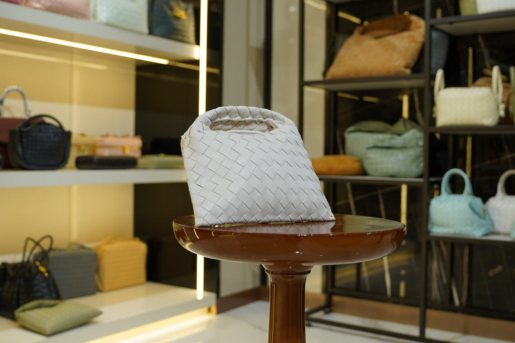 Bottega Veneta | Jodie – Leather – White – Silver Hardware