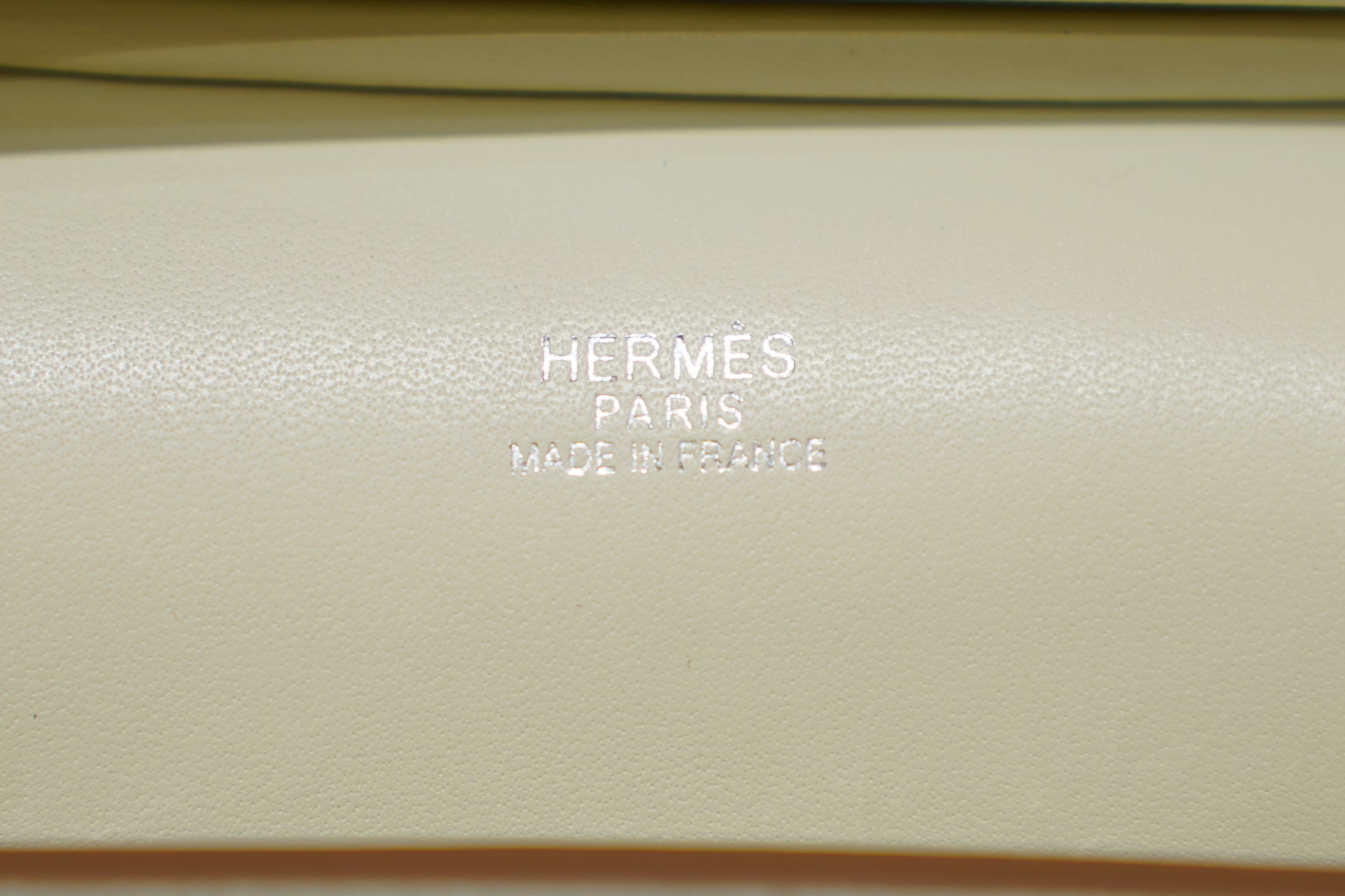 Hermes | Jypsiere – Leather – White – Silver Hardware