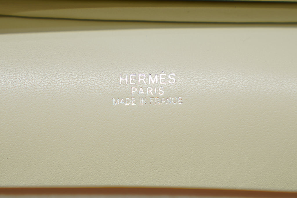 Hermes | Jypsiere – Epsom – White – Silver Hardware