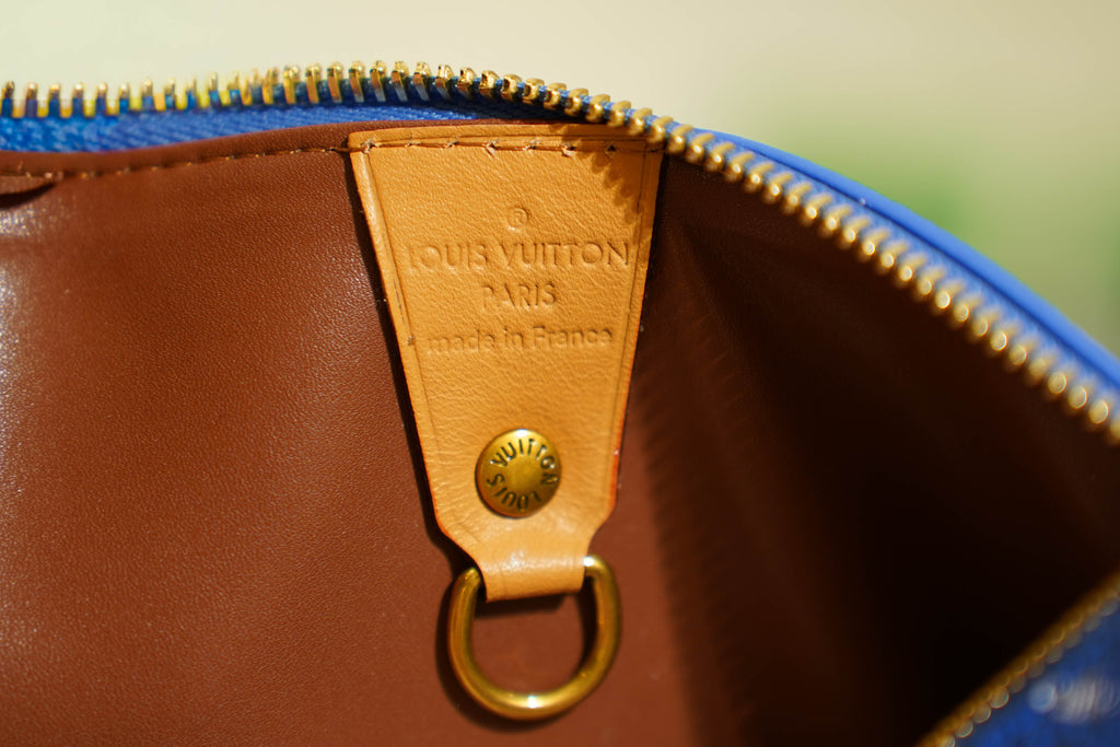 Louis Vuitton | Speedy – Canvas – Bleu – Gold Hardware