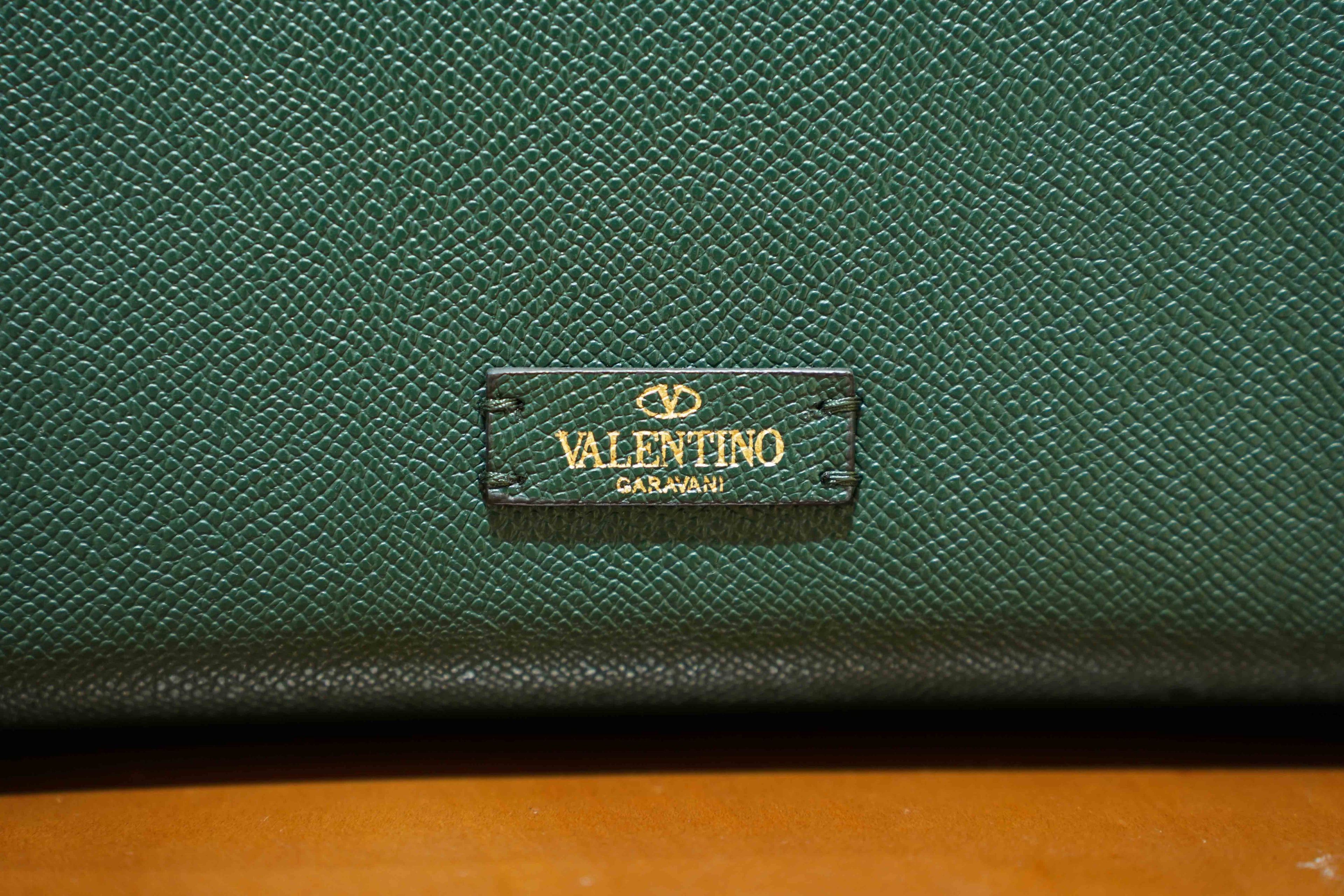 Valentino | Vsling – Leather – Green – Gold Hardware