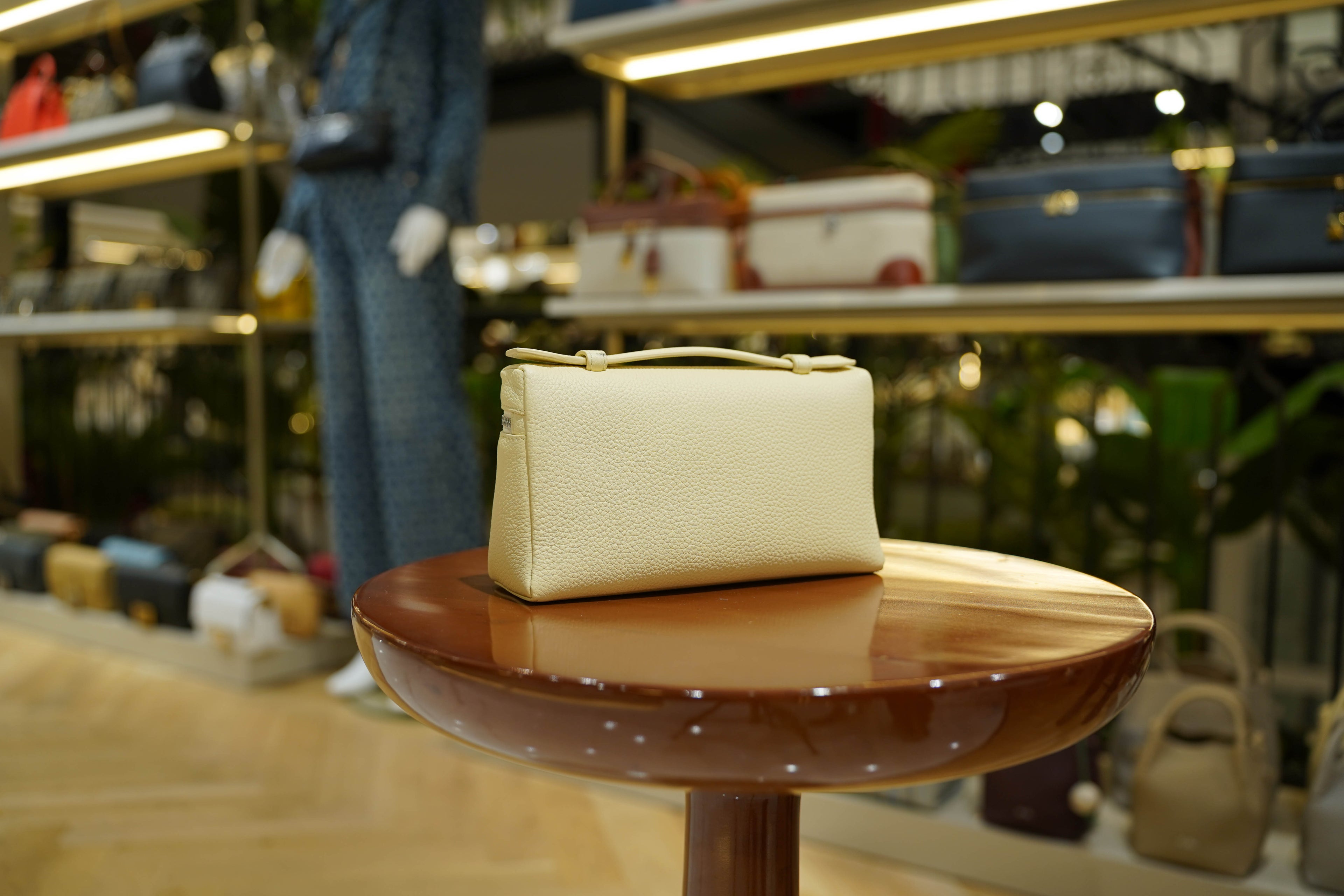 Loro Piana | Extra-Pocket-L19 – Leather – Yellow – Silver Hardware