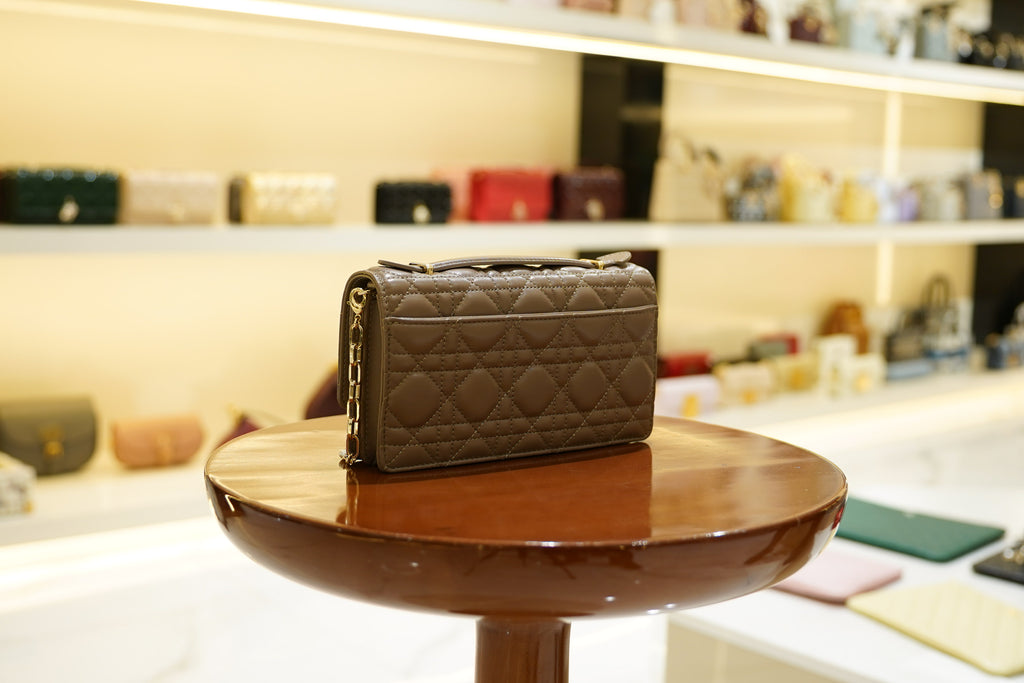 Dior | My Dior Mini Bag – Lambskin – Brown – Gold Hardware