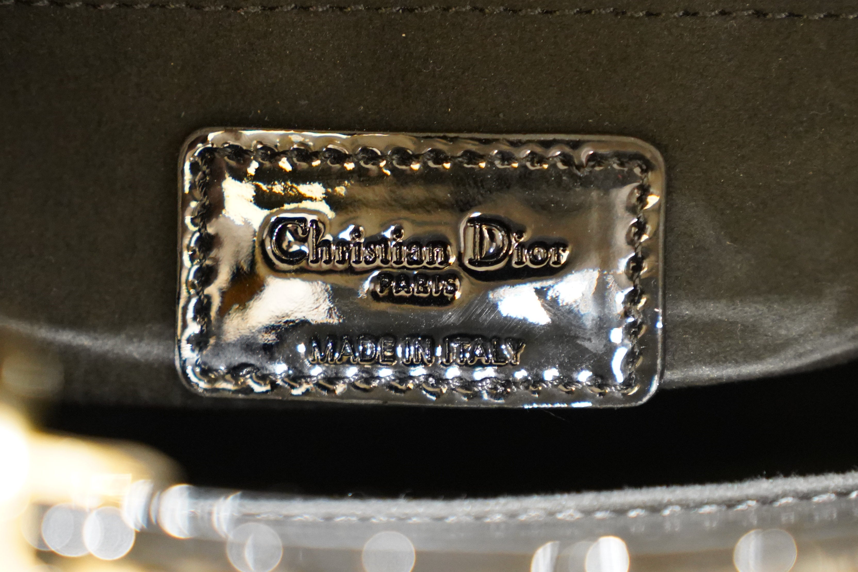 Dior | Lady Dior – Patent Leather – Black – Gold Hardware