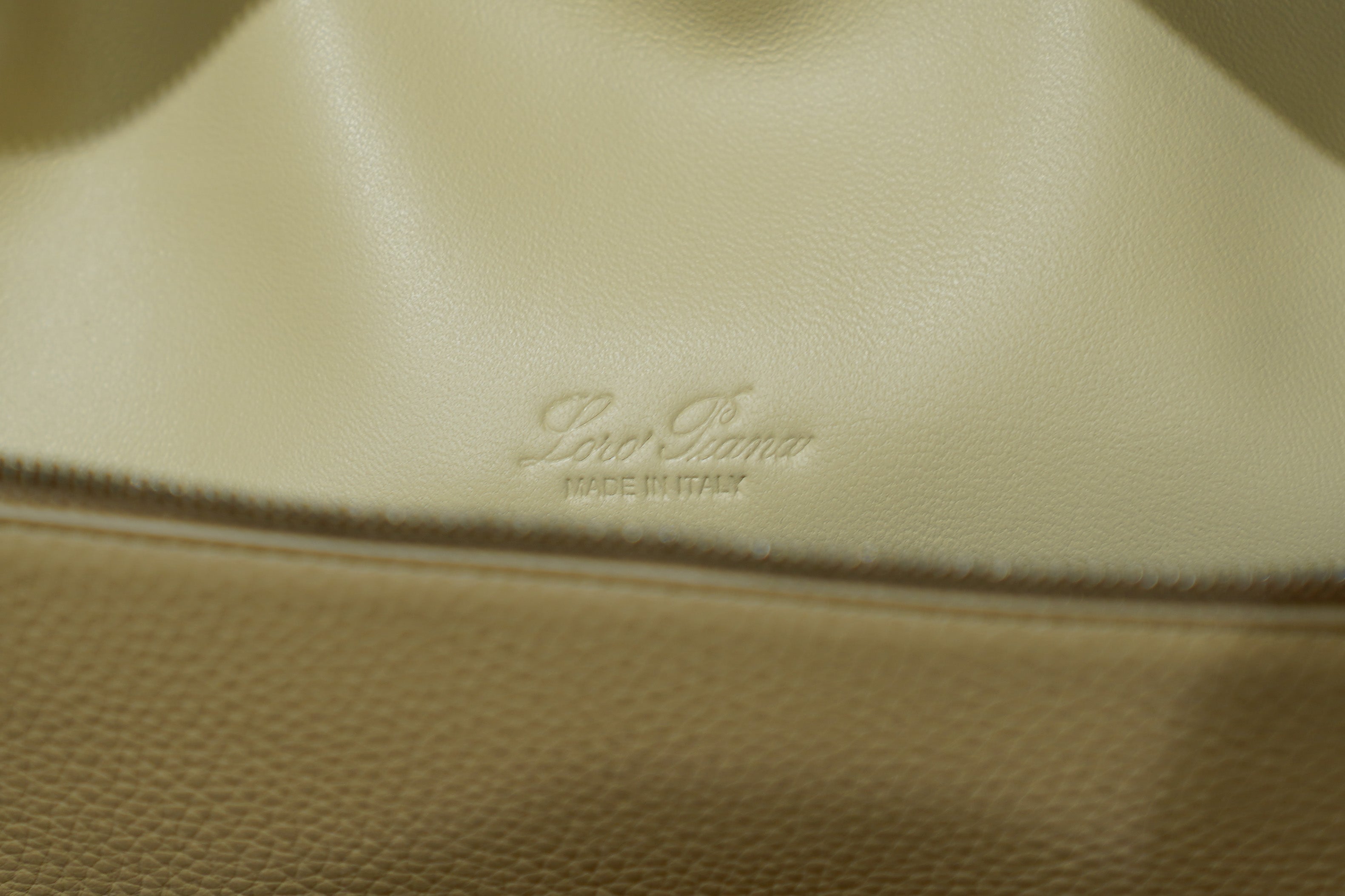 Loro Piana | Extra-Pocket-Backpack – Leather – Beige – Silver Hardware