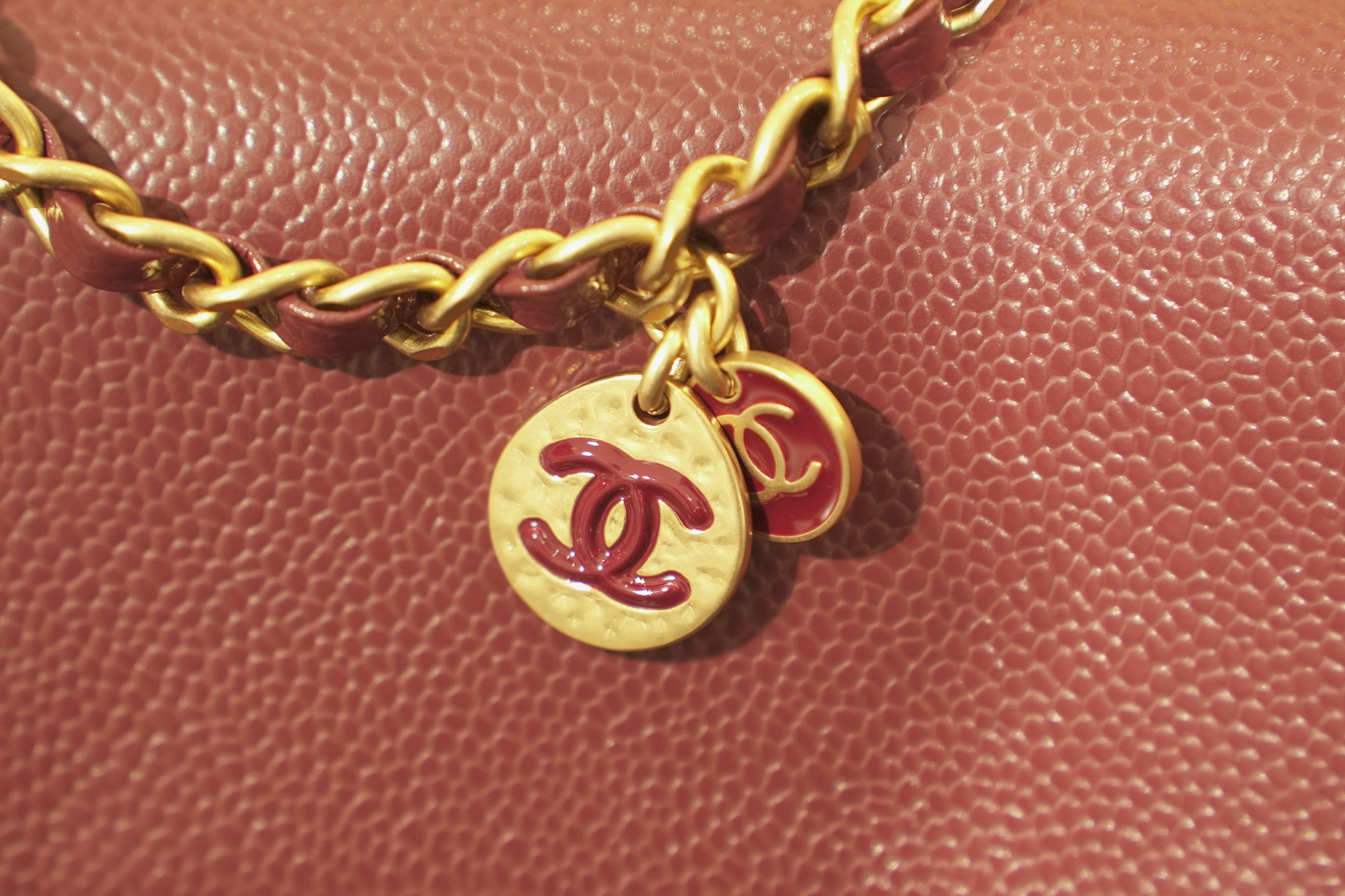 Chanel | Classic Flap Bag – Leather – Burgundy – Gold Hardware