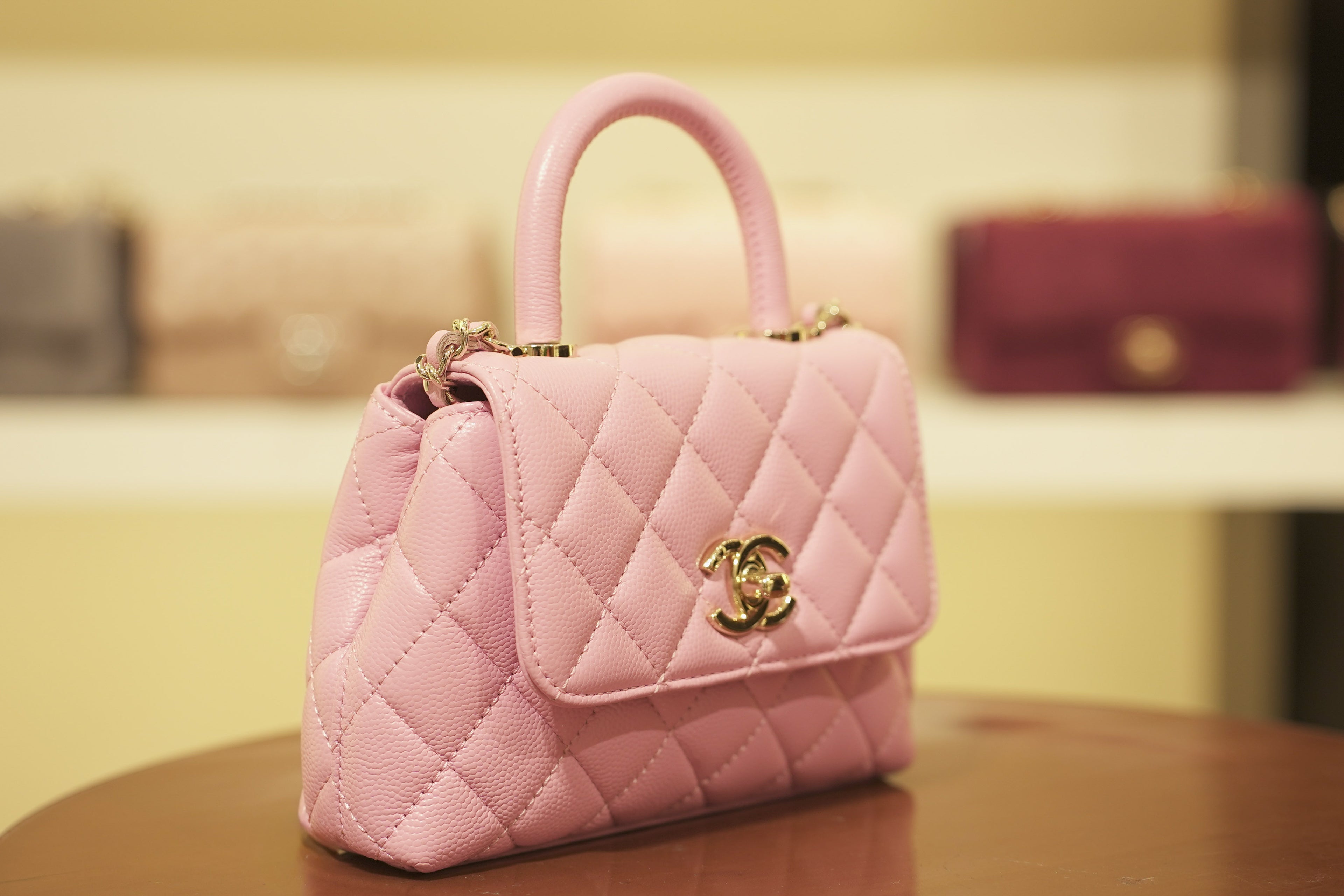 Chanel | Coco Mini – Lambskin – Pink – Gold Hardware
