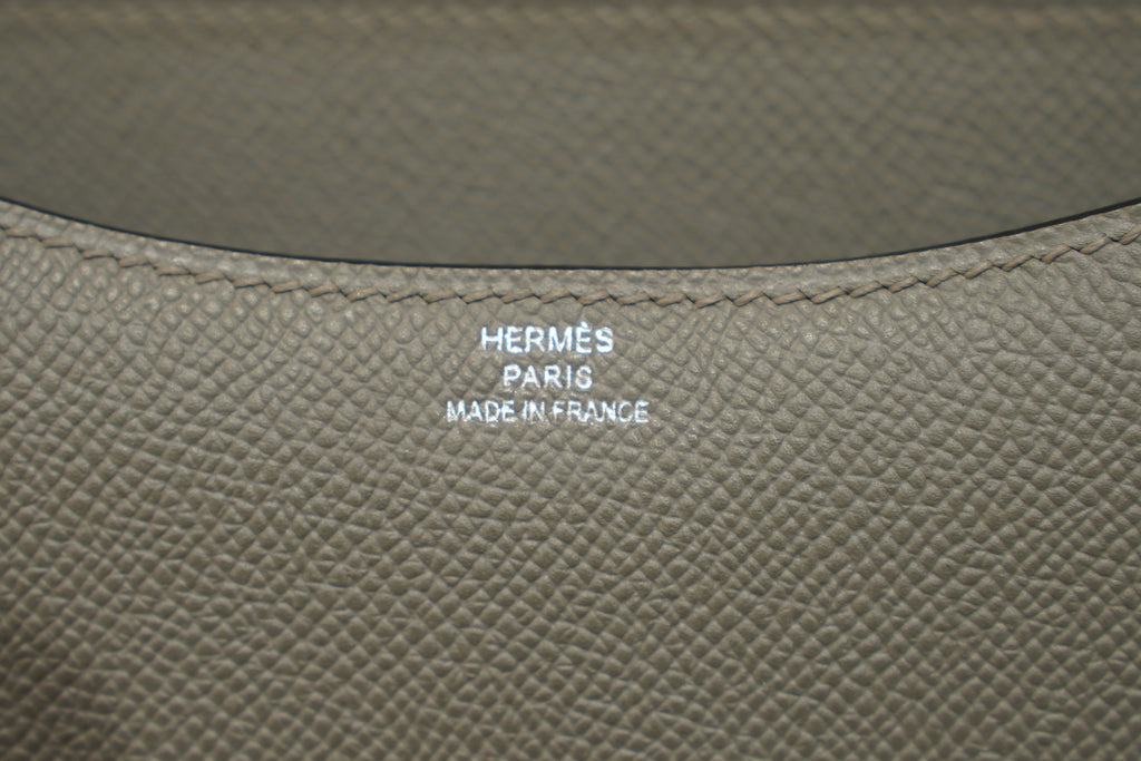 Hermes | Constance – Epsom – Grey – Silver Hardware