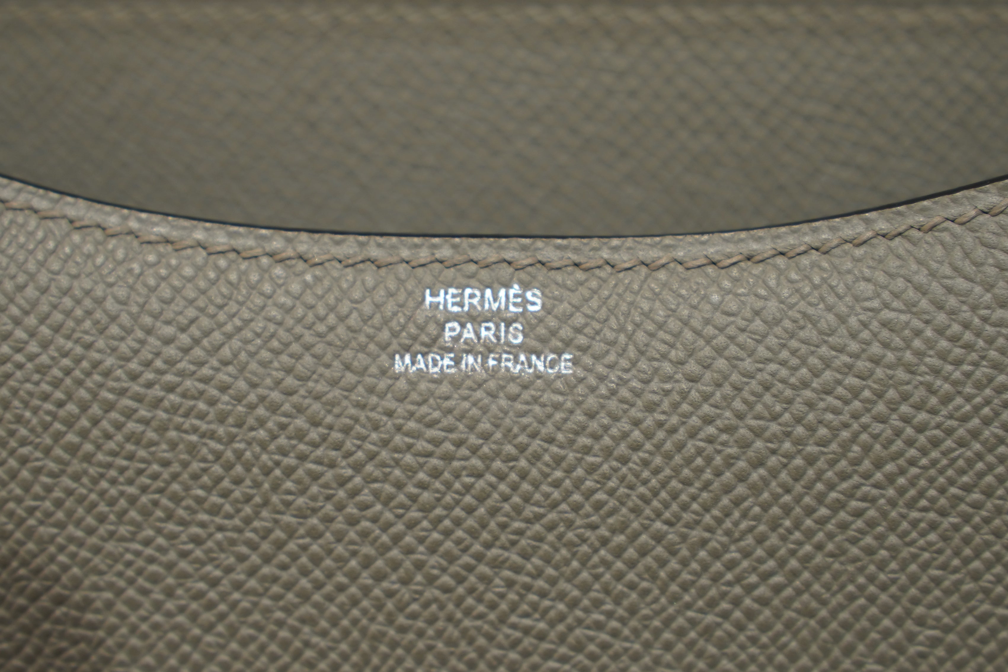 Hermes | Constance – Epsom – Grey – Silver Hardware