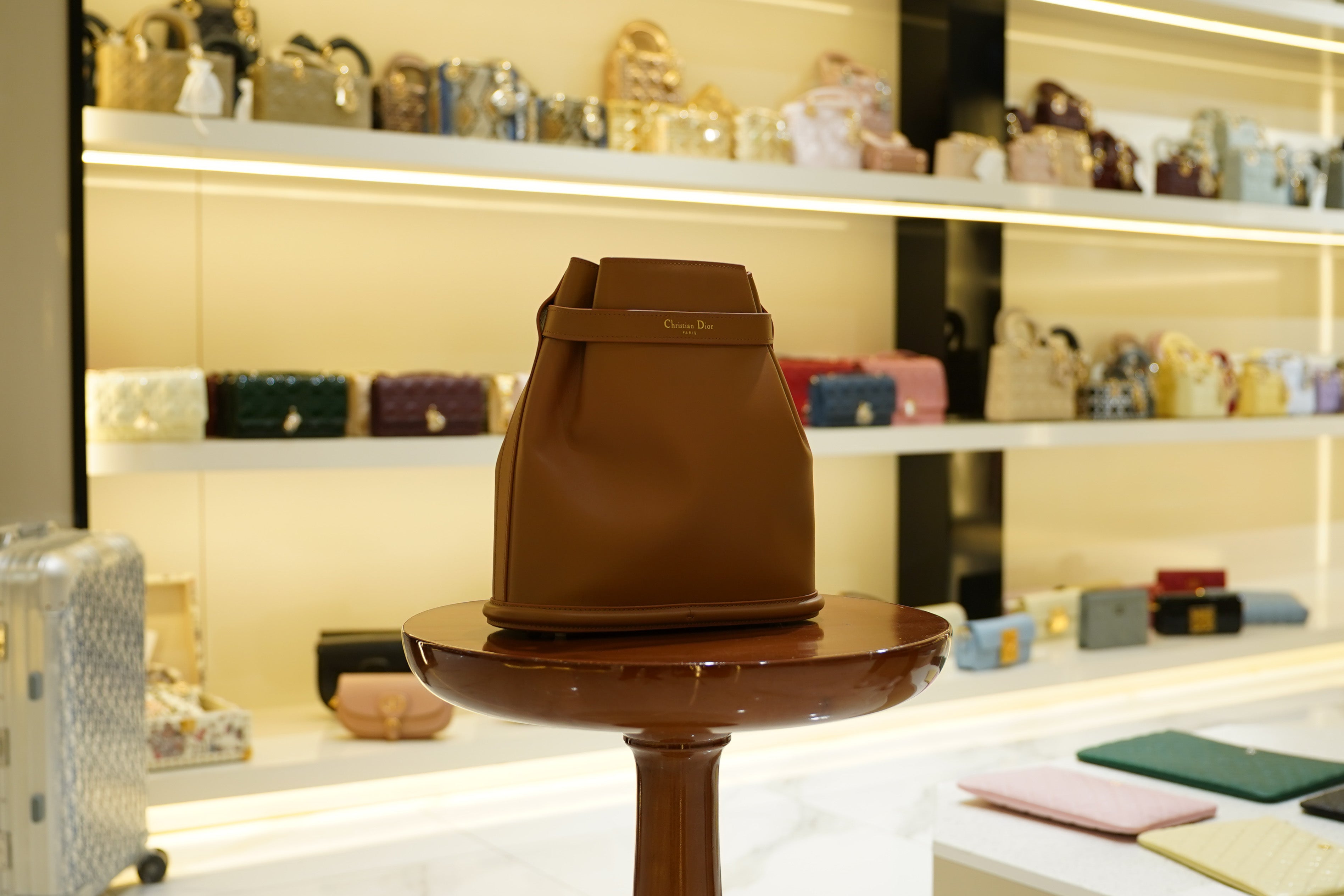 Dior | C'est Dior Bag – Leather – Brown – Gold Hardware