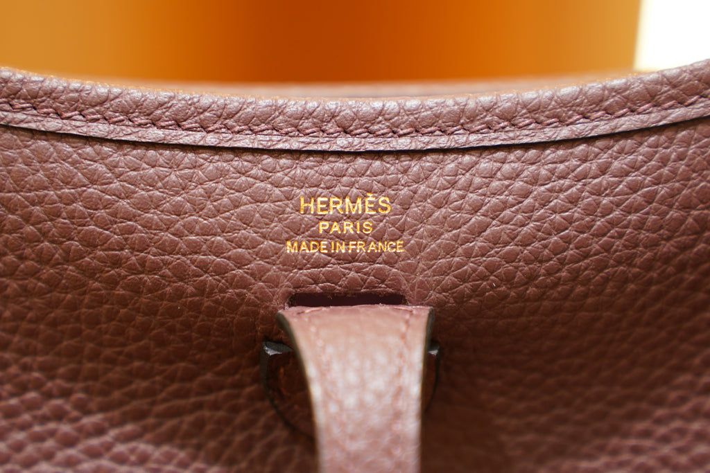 Hermes | Evelyne Small – Togo – Brown – Gold Hardware