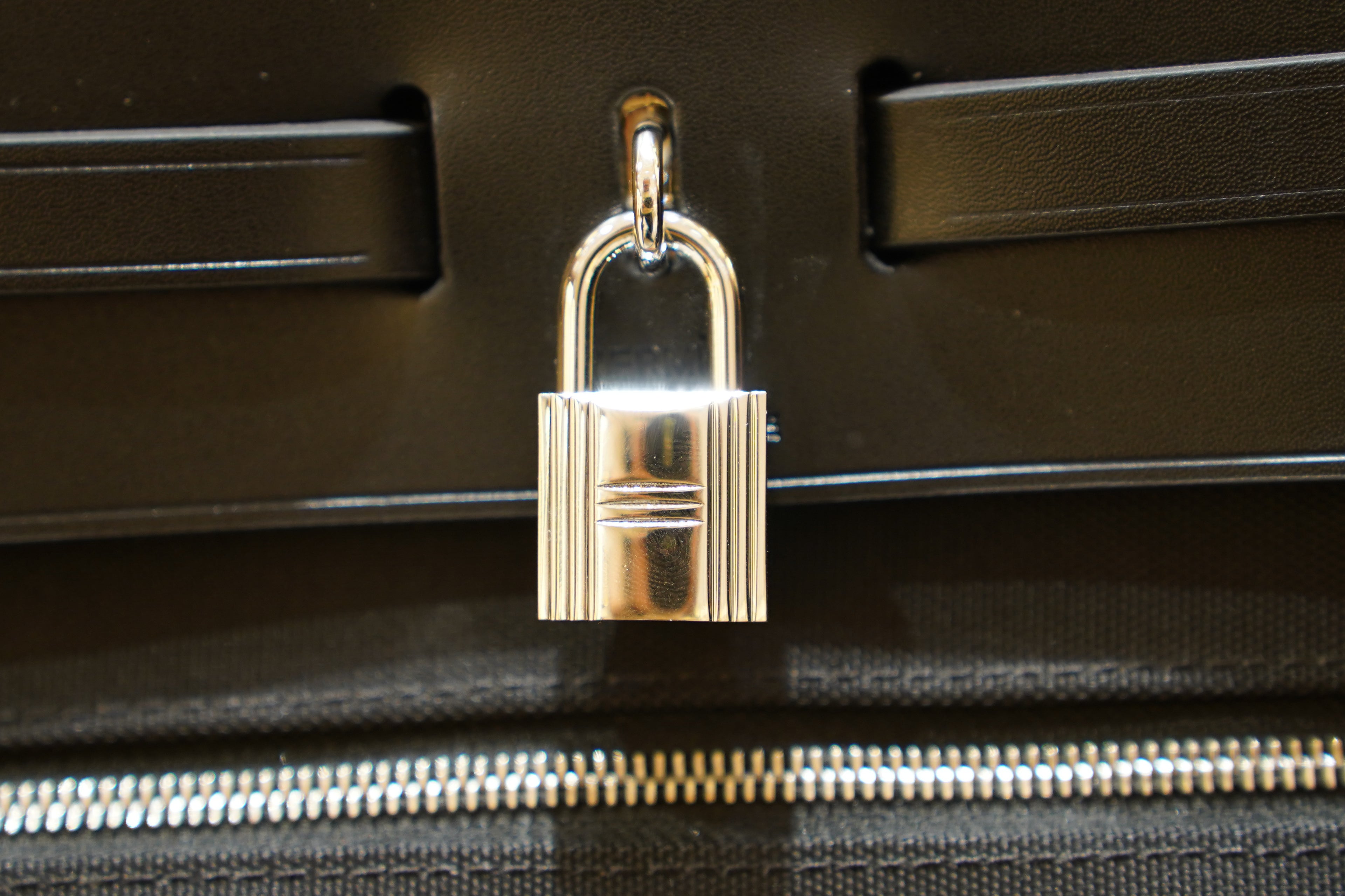 Hermes | Herbag Large – Canvas – Black – Silver Hardware