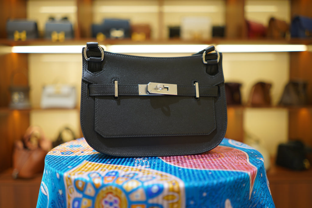 Hermes | Jypsiere – Epsom – Black – Silver Hardware