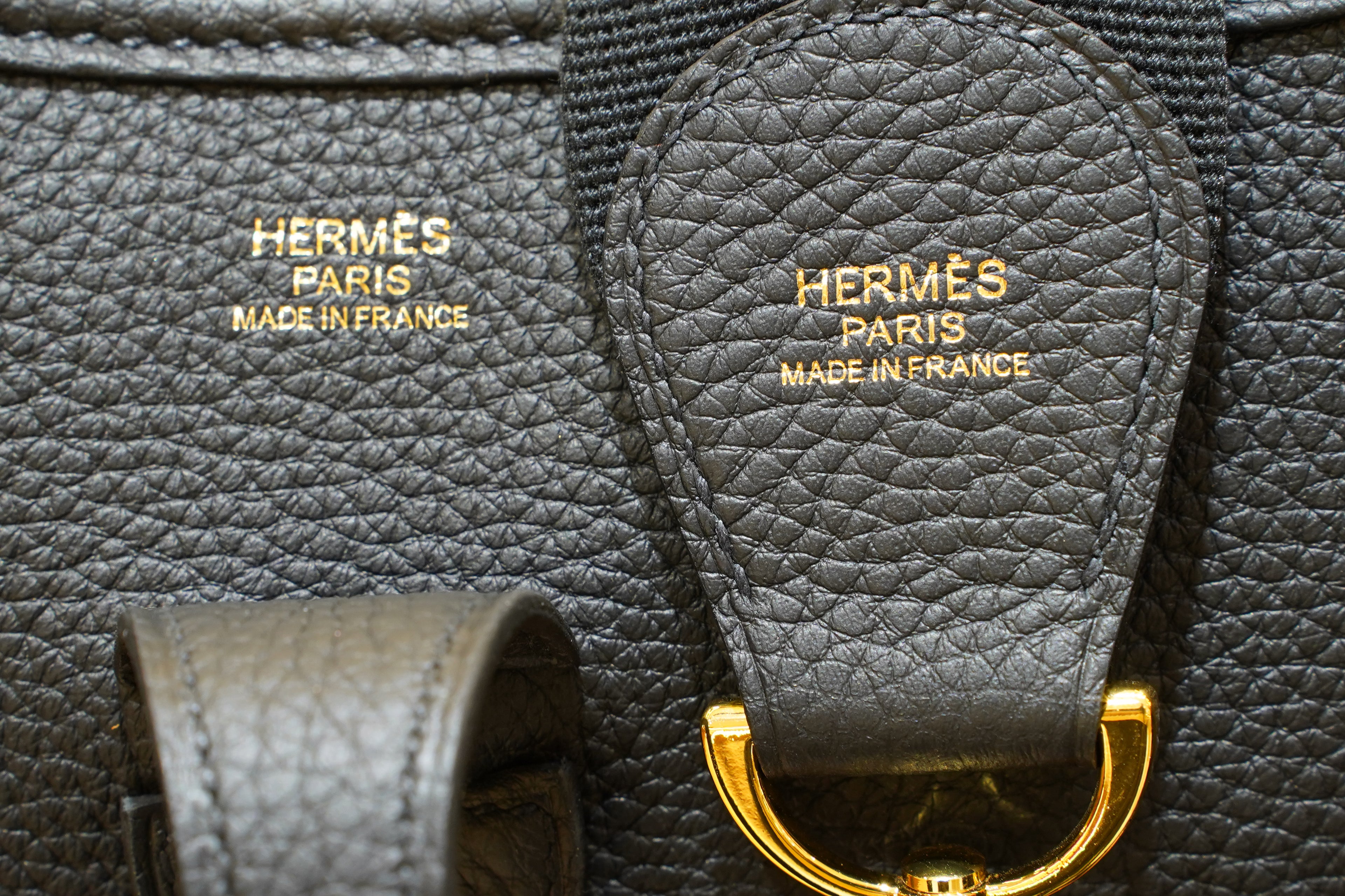 Hermes | Evelyne – Epsom – Black – Gold Hardware