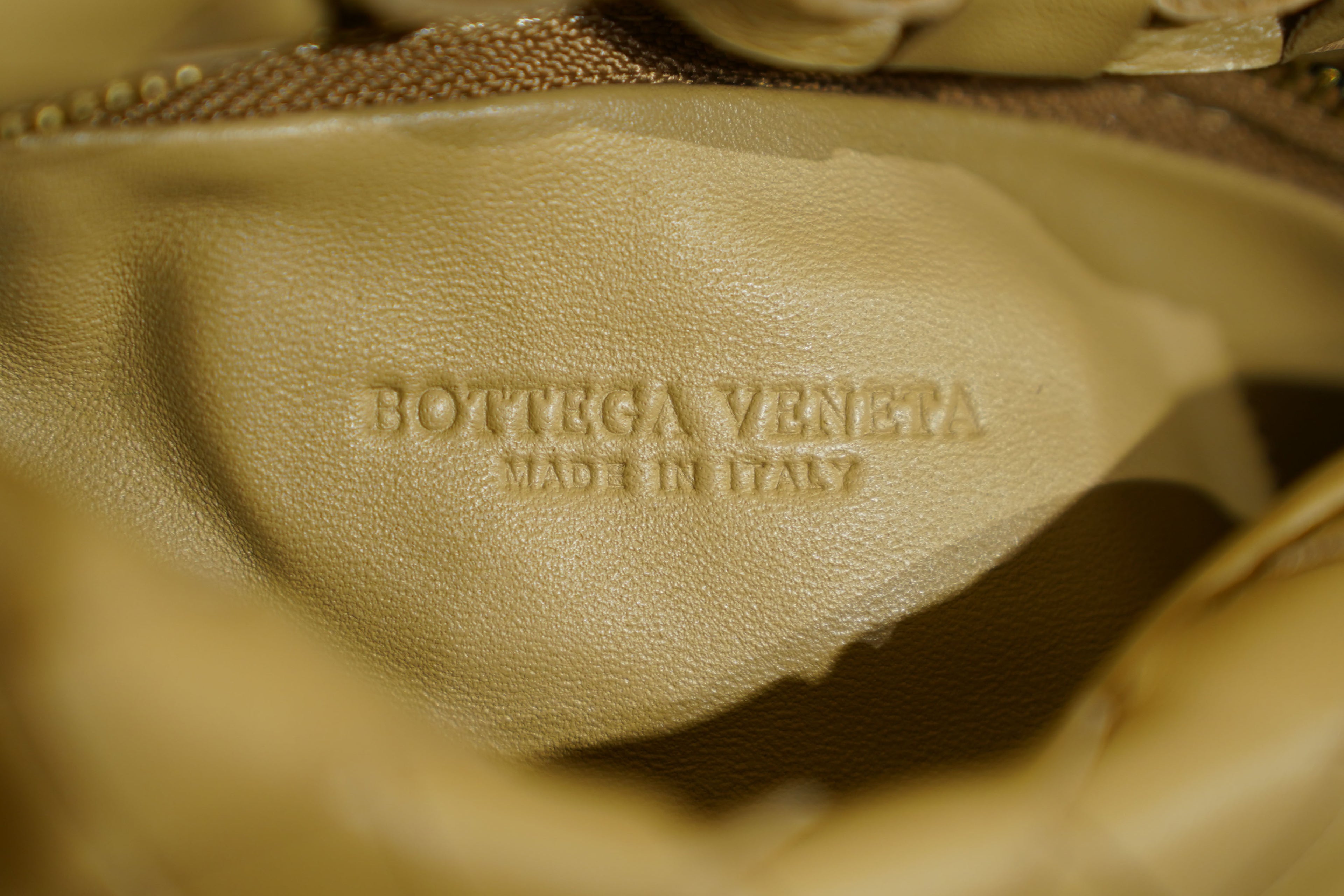Bottega Veneta | Jodie – Leather – Honey – Gold Hardware