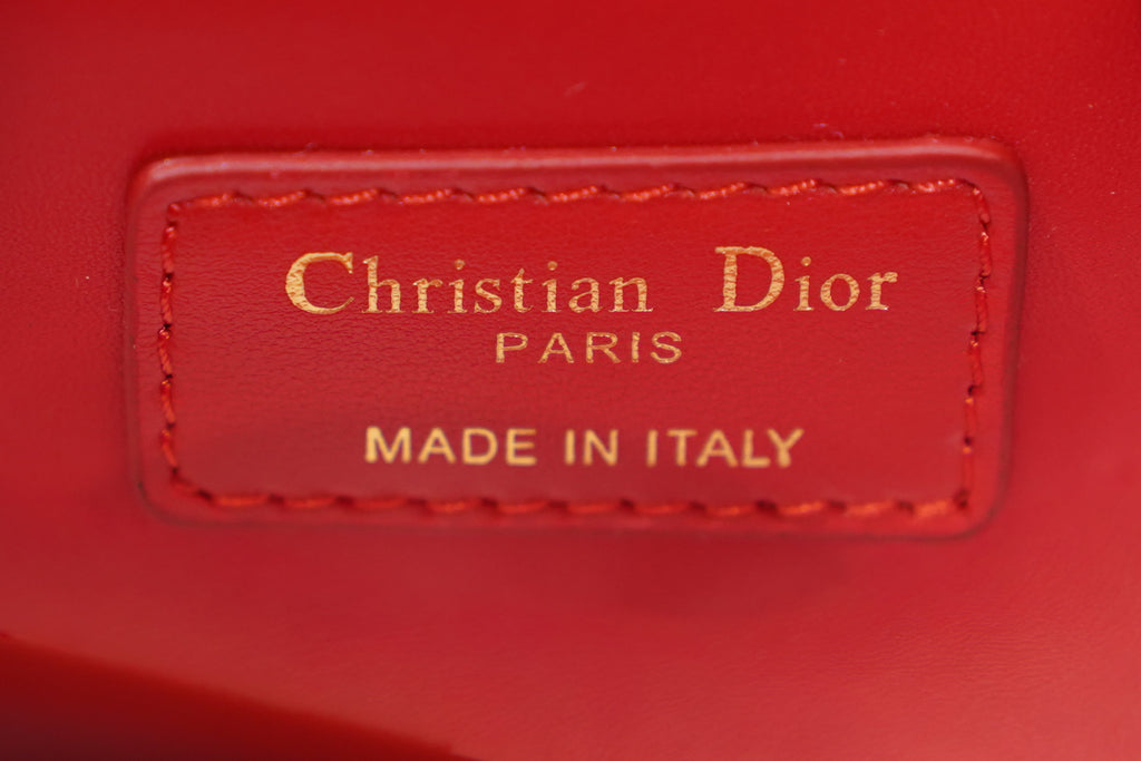 Dior | My Dior Mini Bag – Lambskin – Red – Gold Hardware