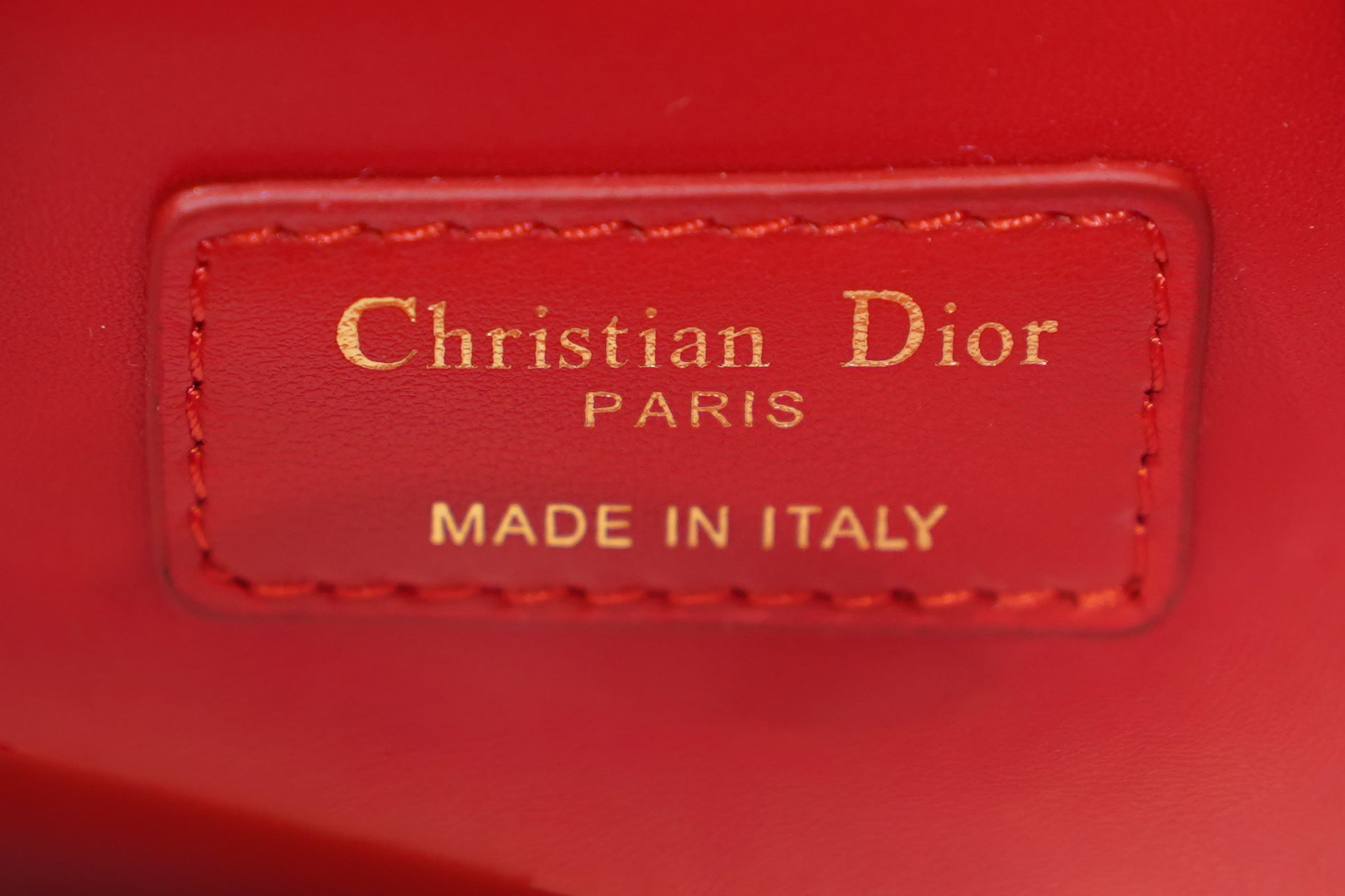Dior | My Dior Mini Bag – Lambskin – Red – Gold Hardware