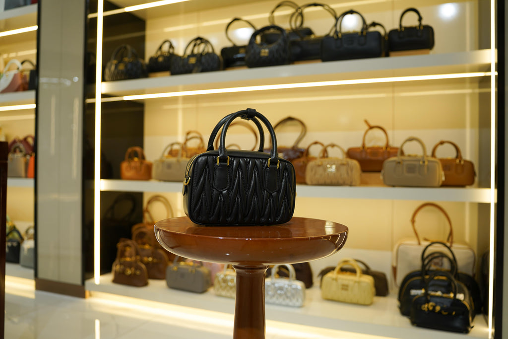 Miu Miu | Arcadie – Matelassé – Black – Gold Hardware