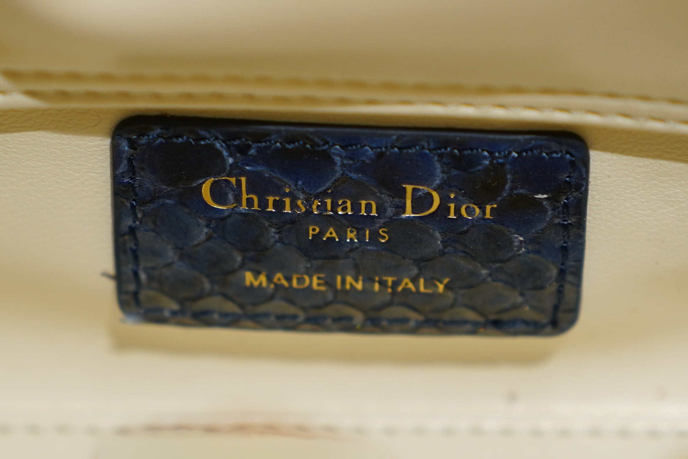 Dior | Sac D-Joy – Cuir – Noir – Quincaillerie Dorée