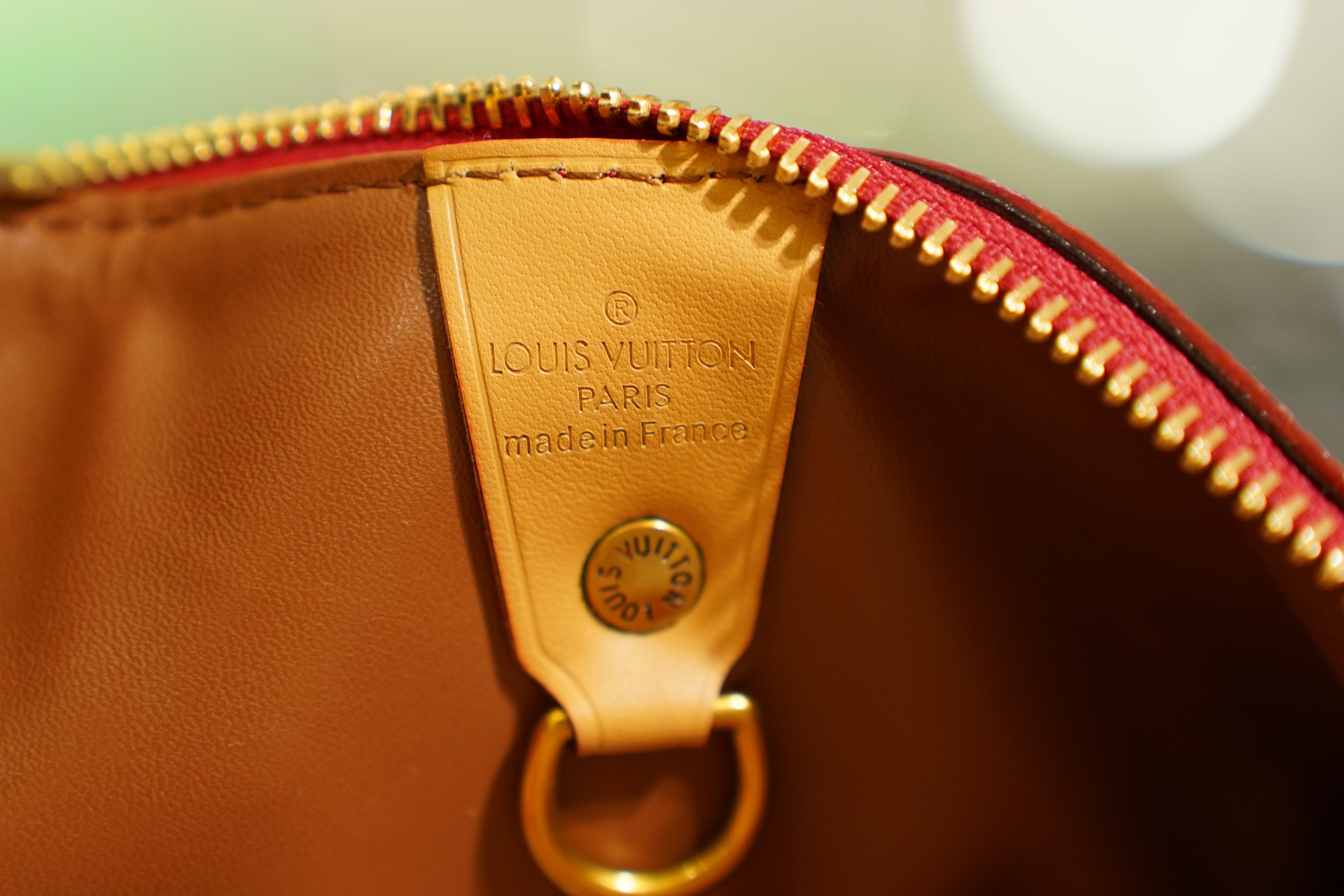 Louis Vuitton | Speedy – Canvas – Red – Gold Hardware