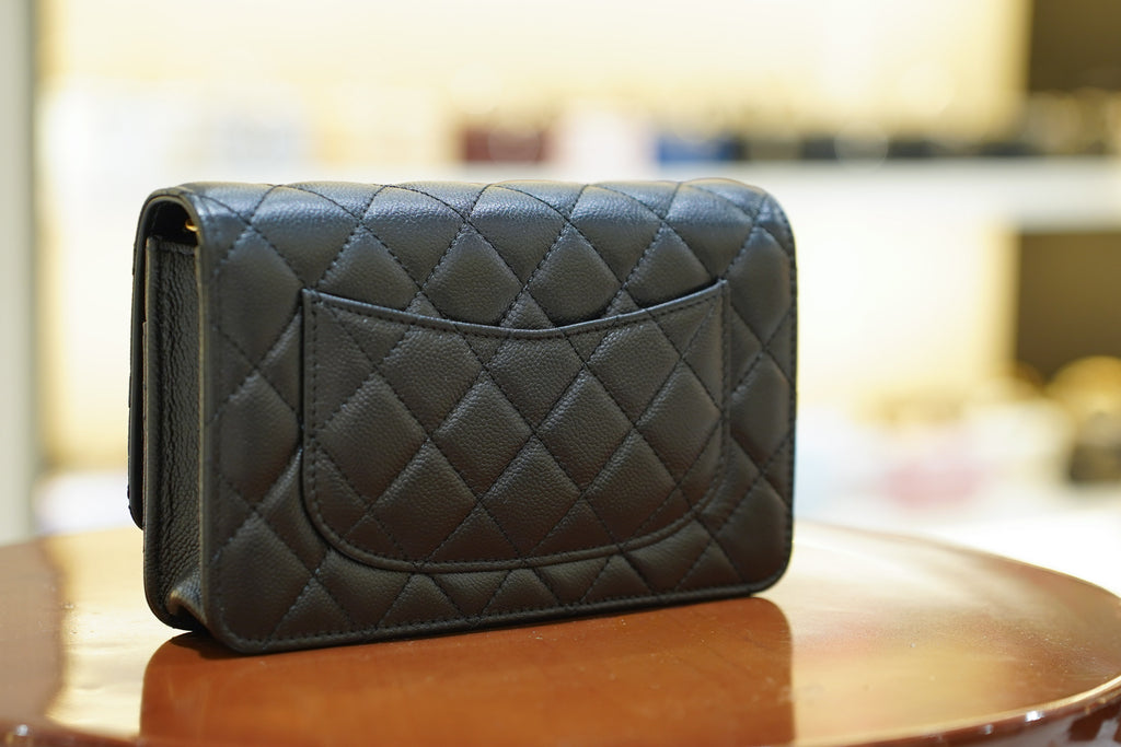 Chanel | Wallet on Chain – Lambskin – Black – Gold Hardware