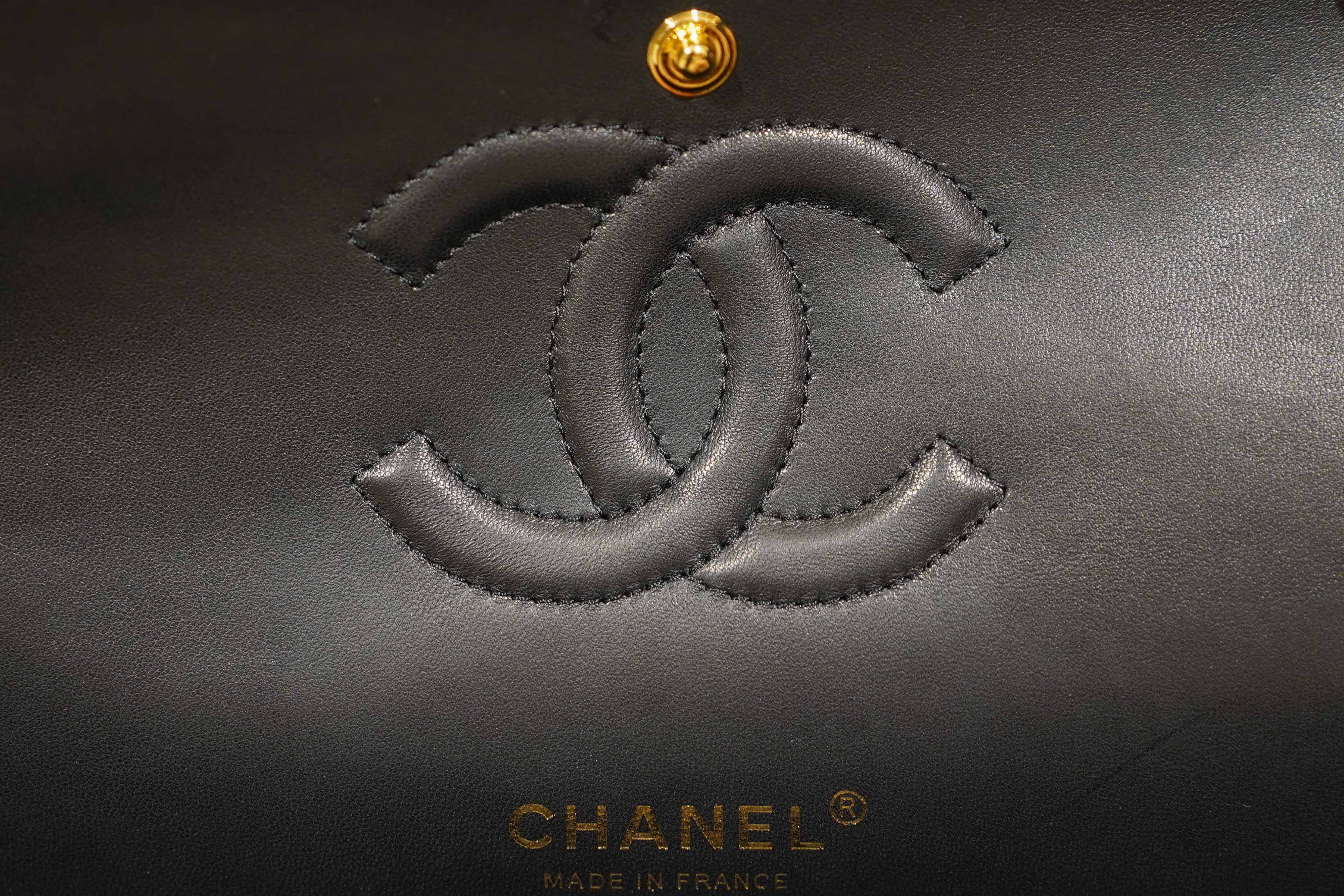 Chanel | Classic Flap Bag – Medium – Suede – Black – Gold Hardware