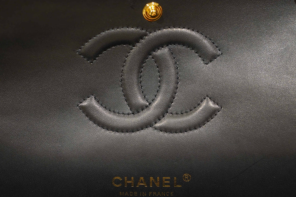 Chanel | Classic Flap Bag – Medium – Suede – Black – Gold Hardware