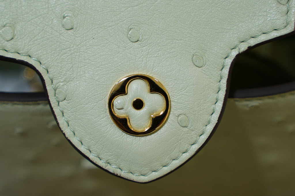 Louis Vuitton | Capucines Medium – Leather – Green – Gold Hardware