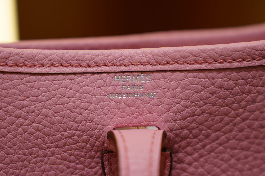 Hermes | Evelyne Small – Epsom – Pink – Silver Hardware