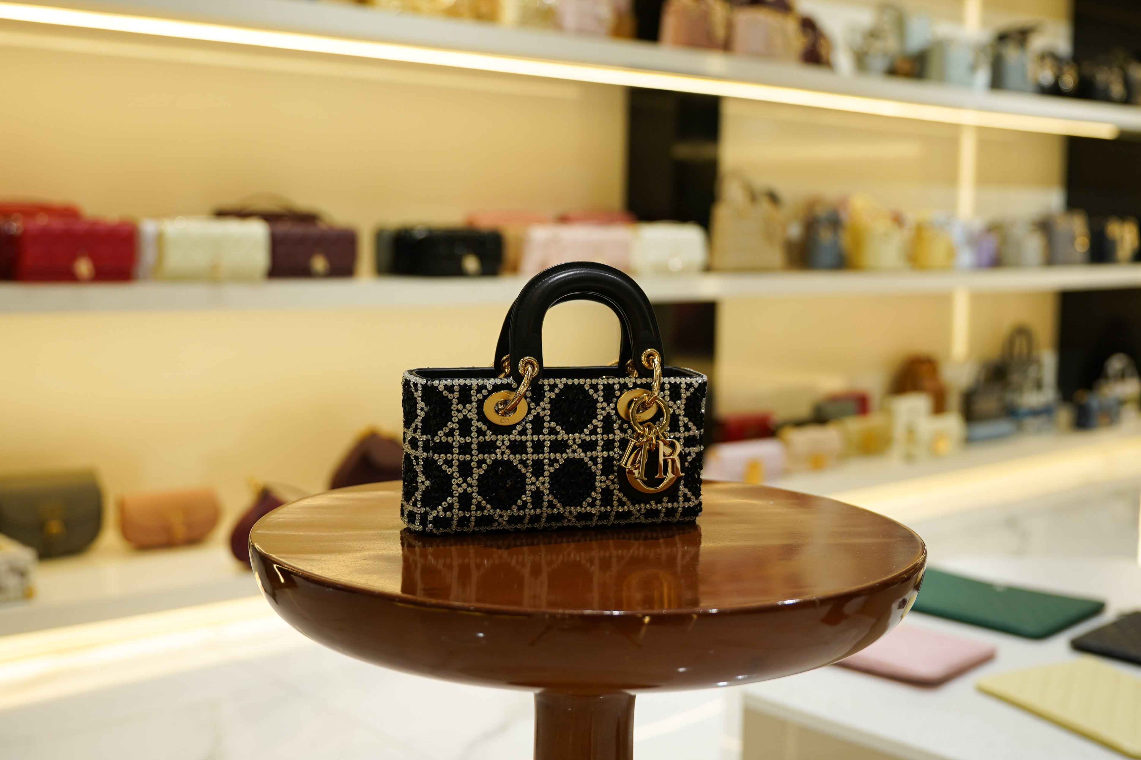 Dior | D-Joy Bag – Canvas – Black – Gold Hardware