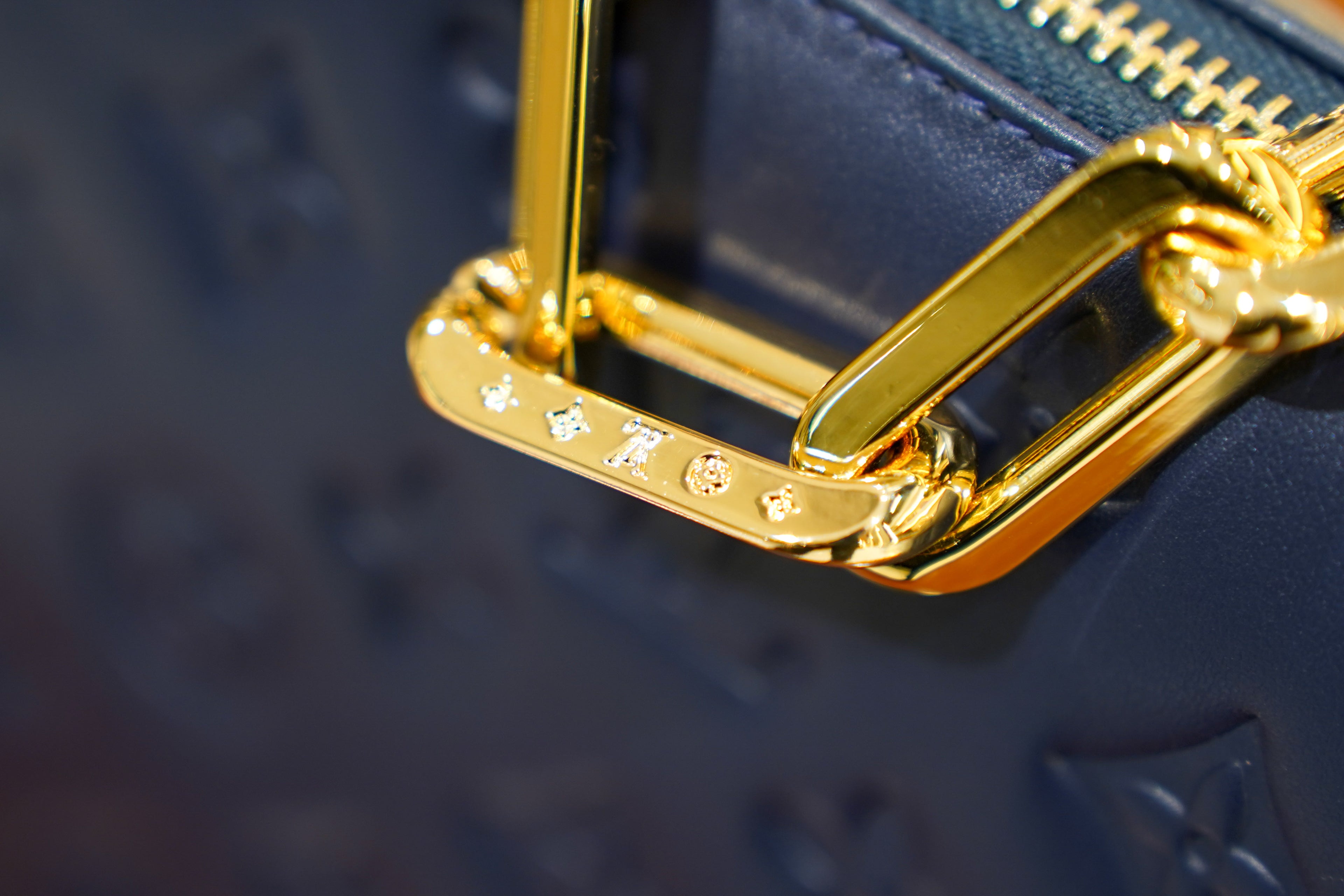 Louis Vuitton | Coussin-Small – Leather – Navy – Gold Hardware