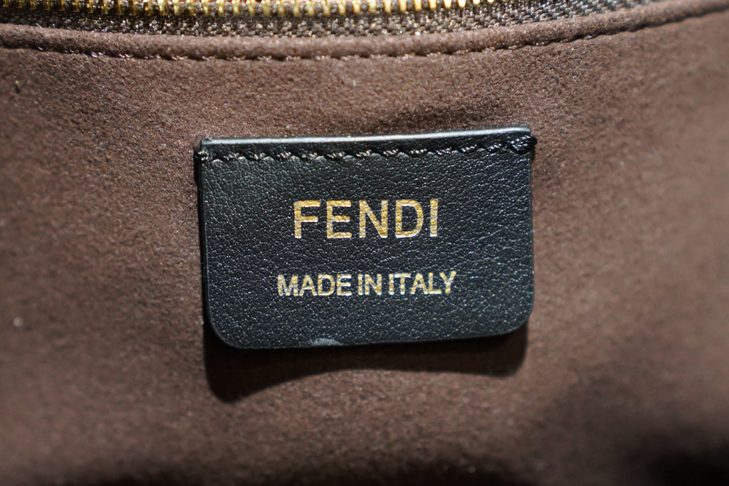 Fendi | Simply – Canvas – Brown/Beige – Gold Hardware