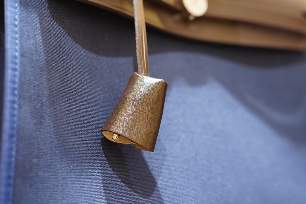 Hermes | Herbag Medium – Canvas – Navy – Gold Hardware